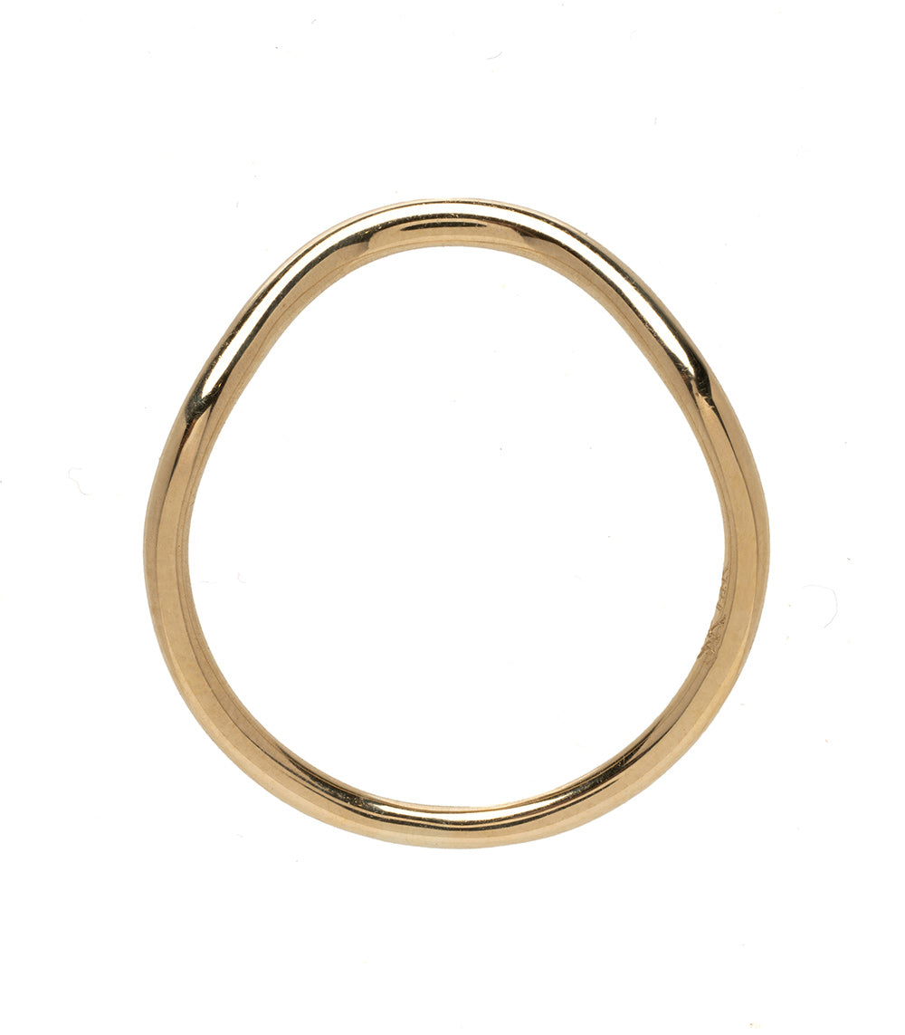 Beau Band Melted Nesting Ring - Unique Engagement & Wedding Ring Set for Women - Perfect for Proposals, Anniversaries, and Everyday Wear