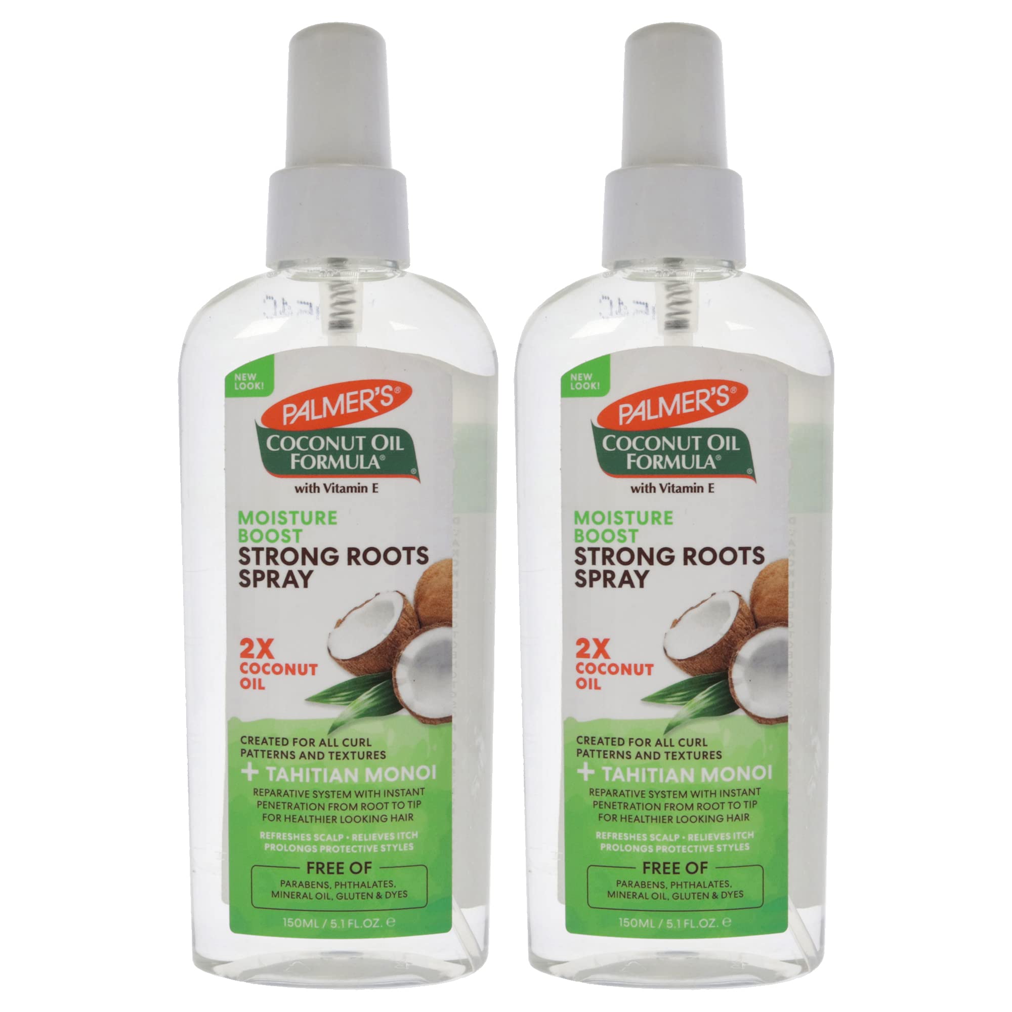 **Palmer's Coconut Oil Formula Moisture Boost Hair Spray for Strong Roots - Unisex 5.1 oz (Pack of 2) - Hydrating Leave-In Treatment for Dry, Damaged Hair - Perfect for Daily Use & Styling**