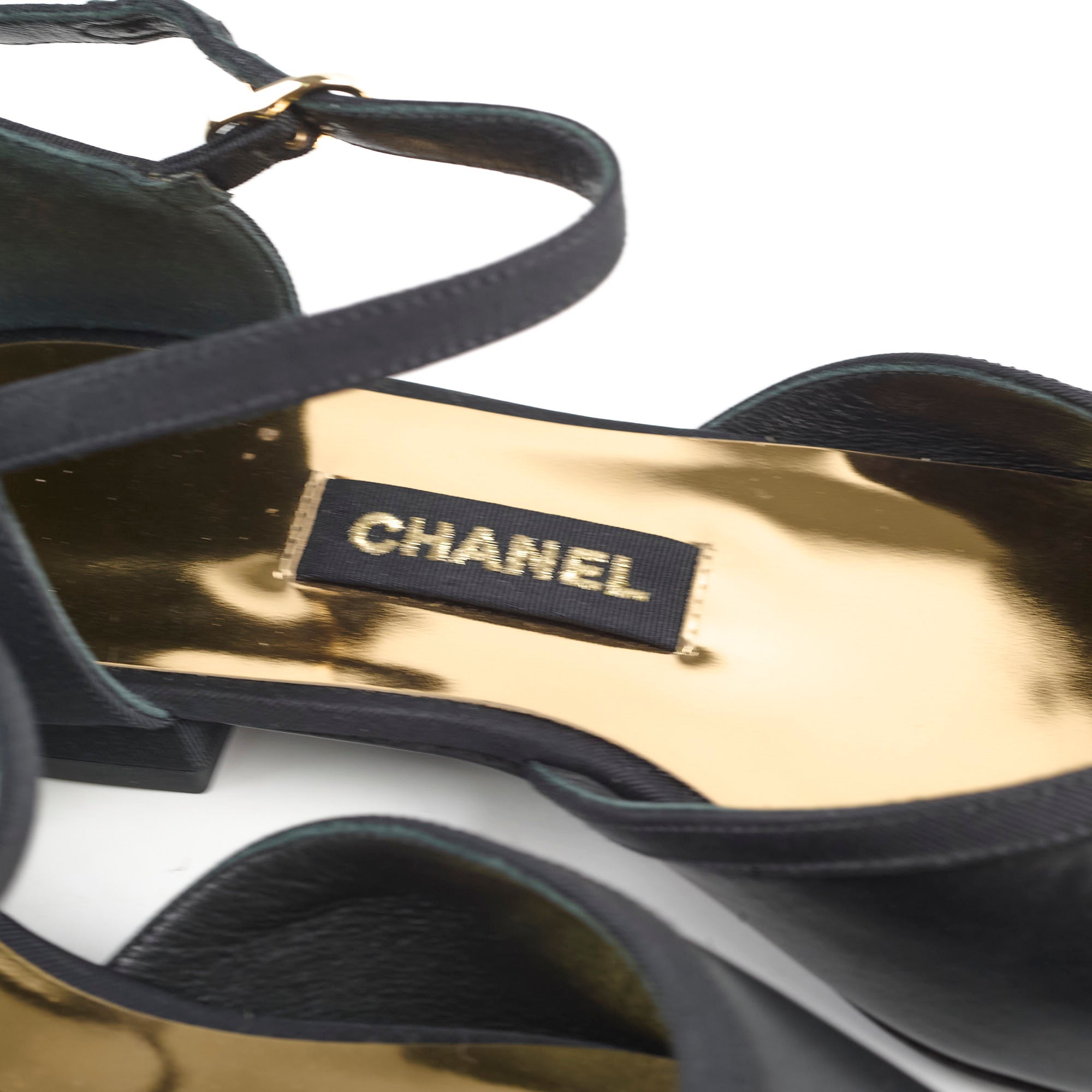 Chanel Black Mary Jane Flats for Women Size 37 | Classic Ballet Shoes for Work, Party & Everyday Wear