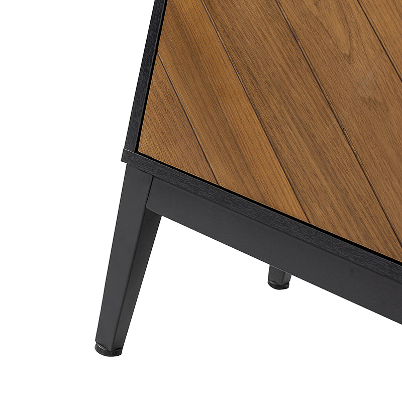 Eugen 32 Inch Tall 2 Door Accent Cabinet - Stylish Storage Solution for Living Room, Bedroom, or Entryway