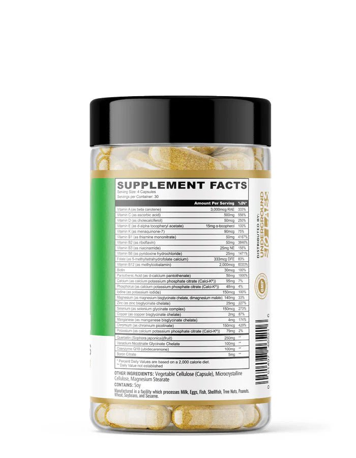 Premium Multi Vitamin for Adults - Panda Supplements with Essential Nutrients for Immune Support, Energy & Overall Health - Ideal for Daily Wellness & Active Lifestyle