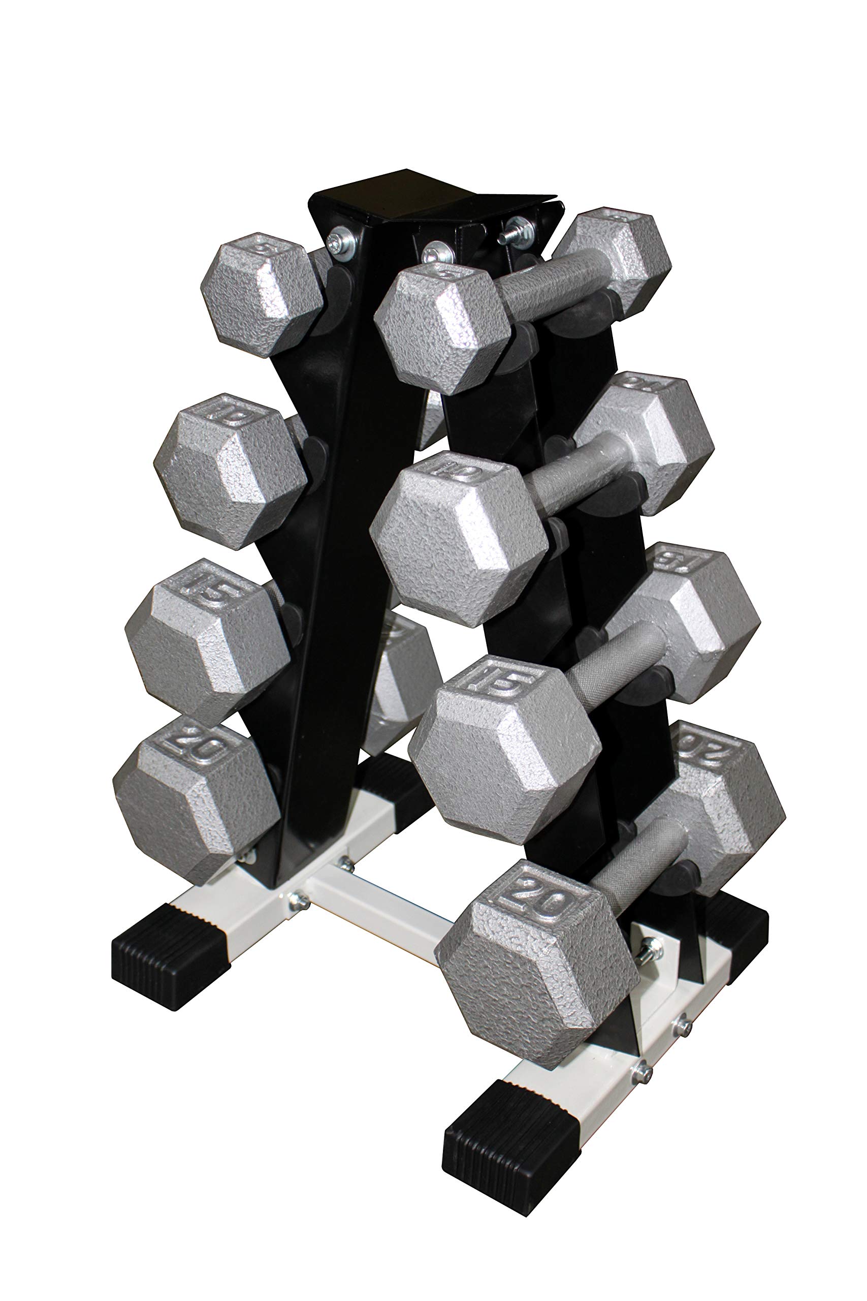 Ader Heavy Duty Dumbbell Rack - Wall Mounted or Free Standing Dumbbell Organizer for Home Gym, Garage, and Fitness Studio - Perfect for Weight Storage & Space Saving Workout Equipment Organization