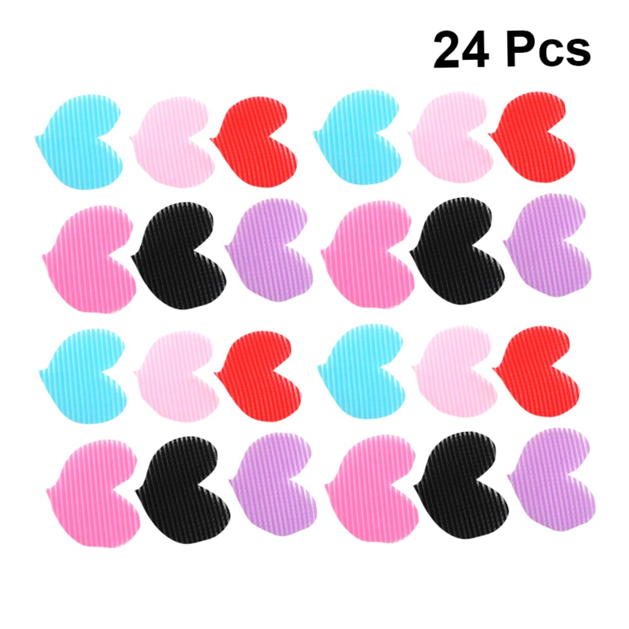 FRCOLOR 48 Pcs Hair Sticker Bang Clip - Invisible Hair Fringe Stickers for Women, Girls (Black) - Perfect for Parties, Cosplay & Daily Hairstyling