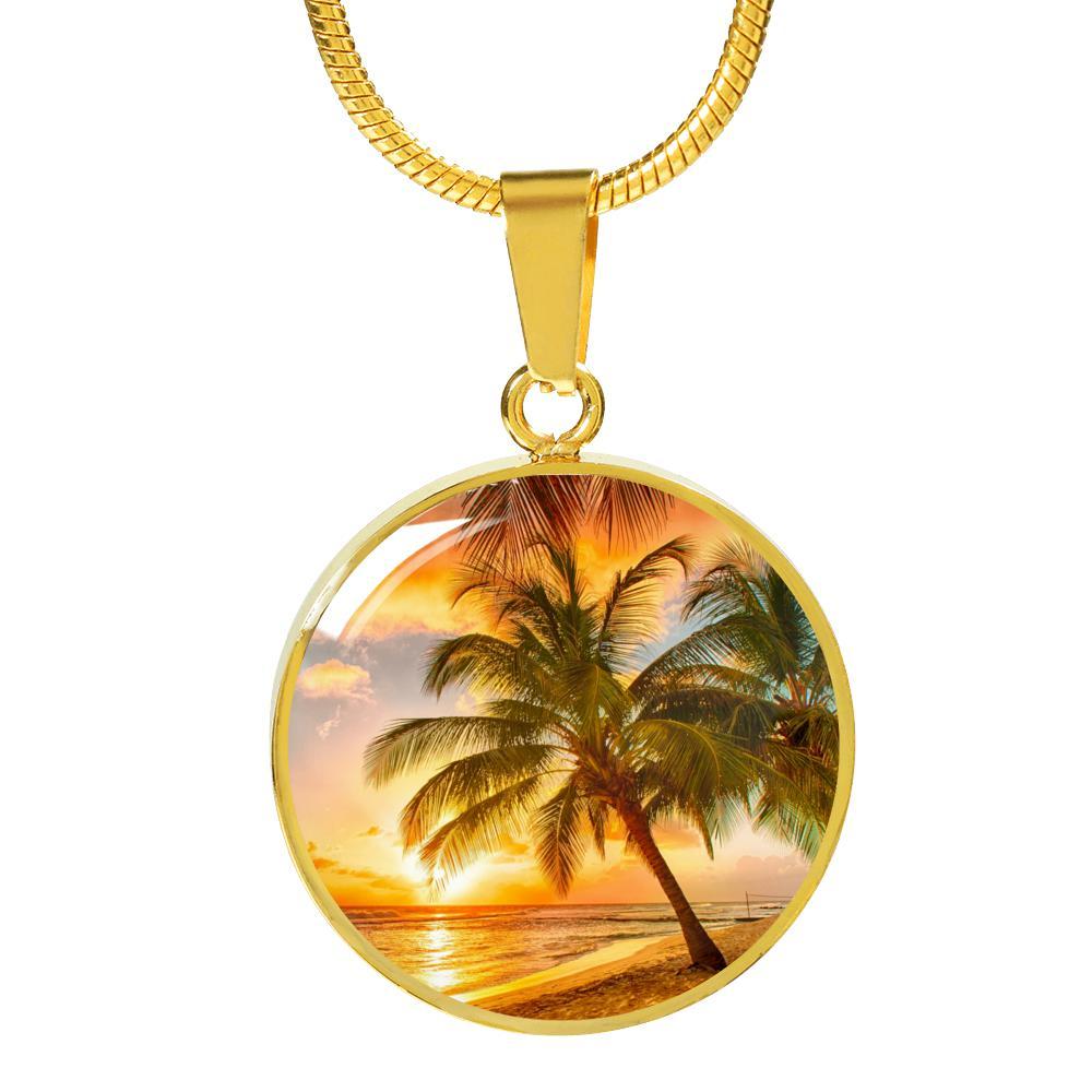 Paradaiso Necklace and Bracelet Set - Elegant Gold Plated Jewelry for Women - Perfect for Parties, Weddings & Everyday Wear