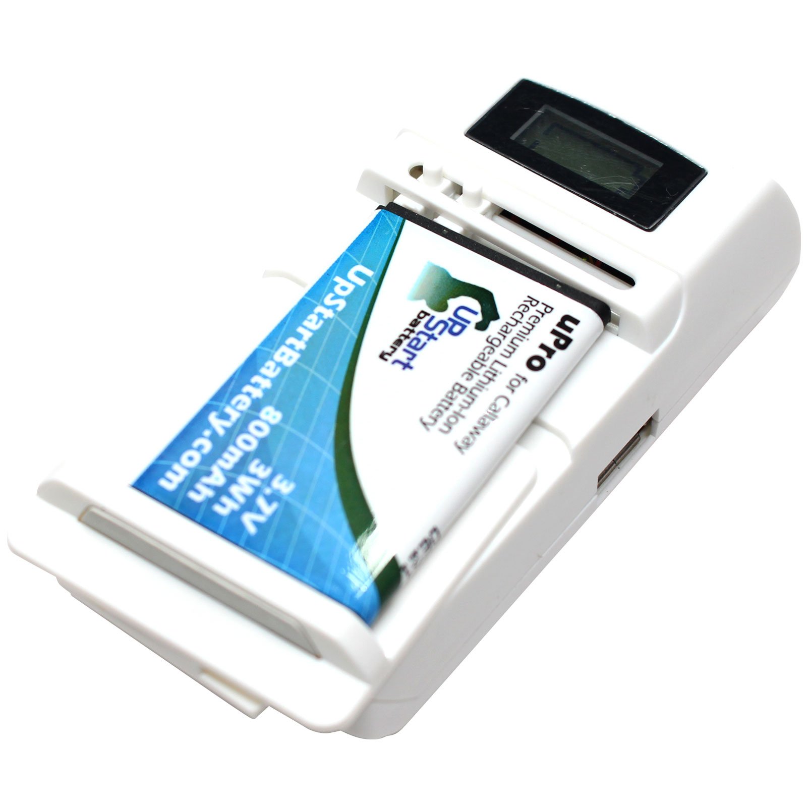 2 Pack Replacement Callaway uPro Golf GPS Battery with Universal Charger (100-240V) - Compatible with Callaway uPro GPS Devices - Perfect for Golfers, Tournaments & Travel Use