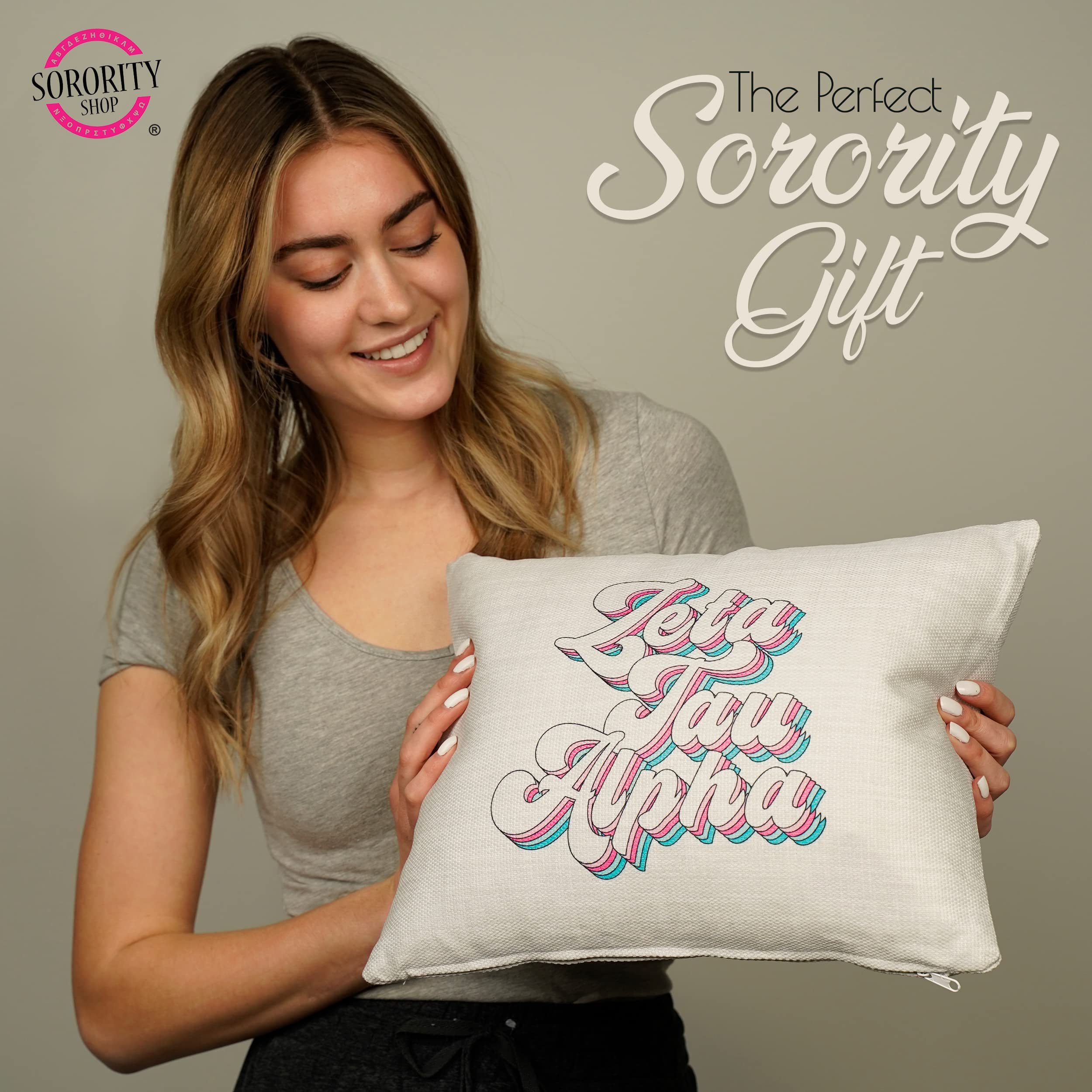 Theta Phi Alpha Sorority Lumbar Pillow - 12
