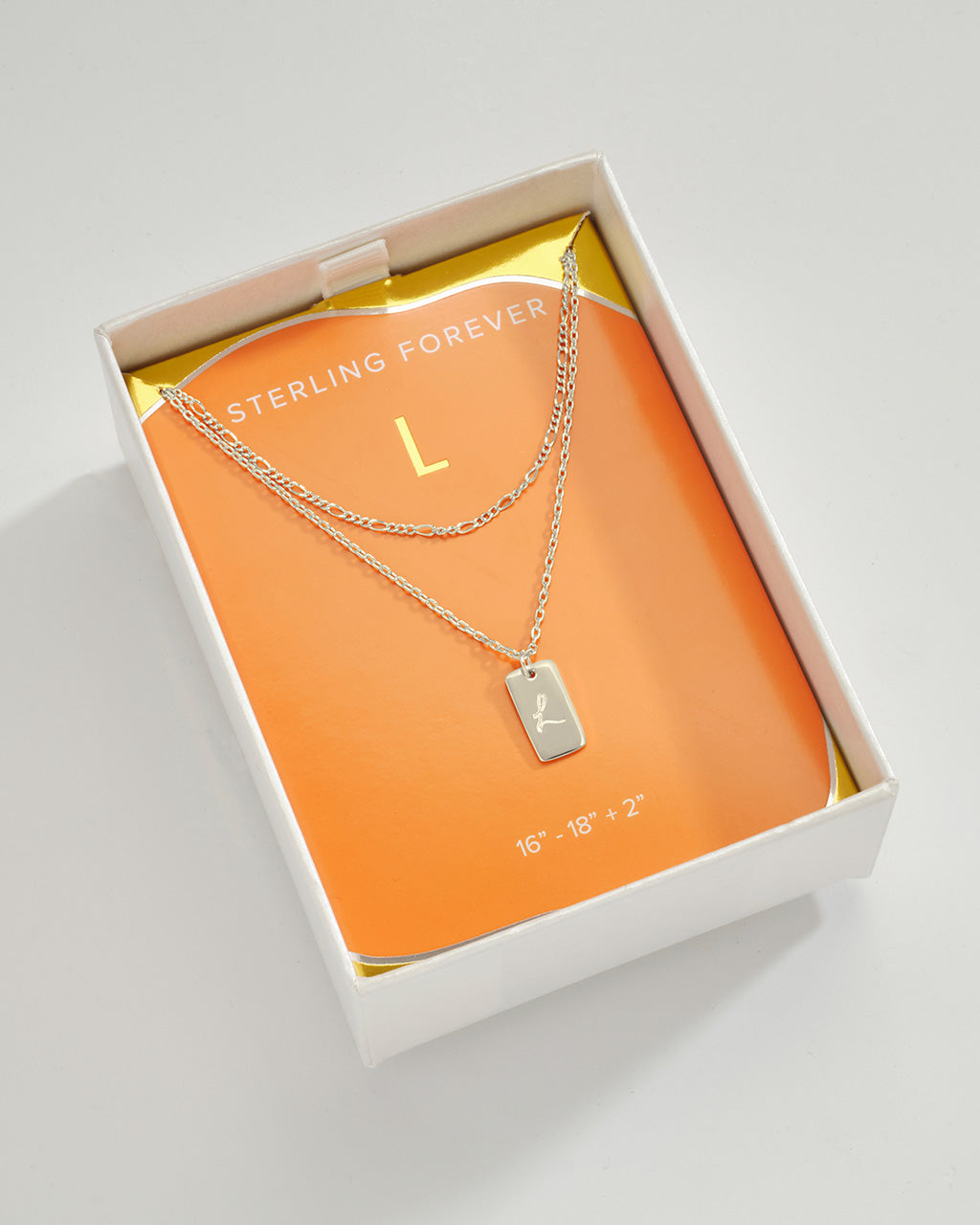 Layered Chain Necklace for Women - Initial Pendant Necklace, Dainty Gold & Silver Jewelry Gift for Her - Perfect for Everyday Wear, Date Night & Special Occasions