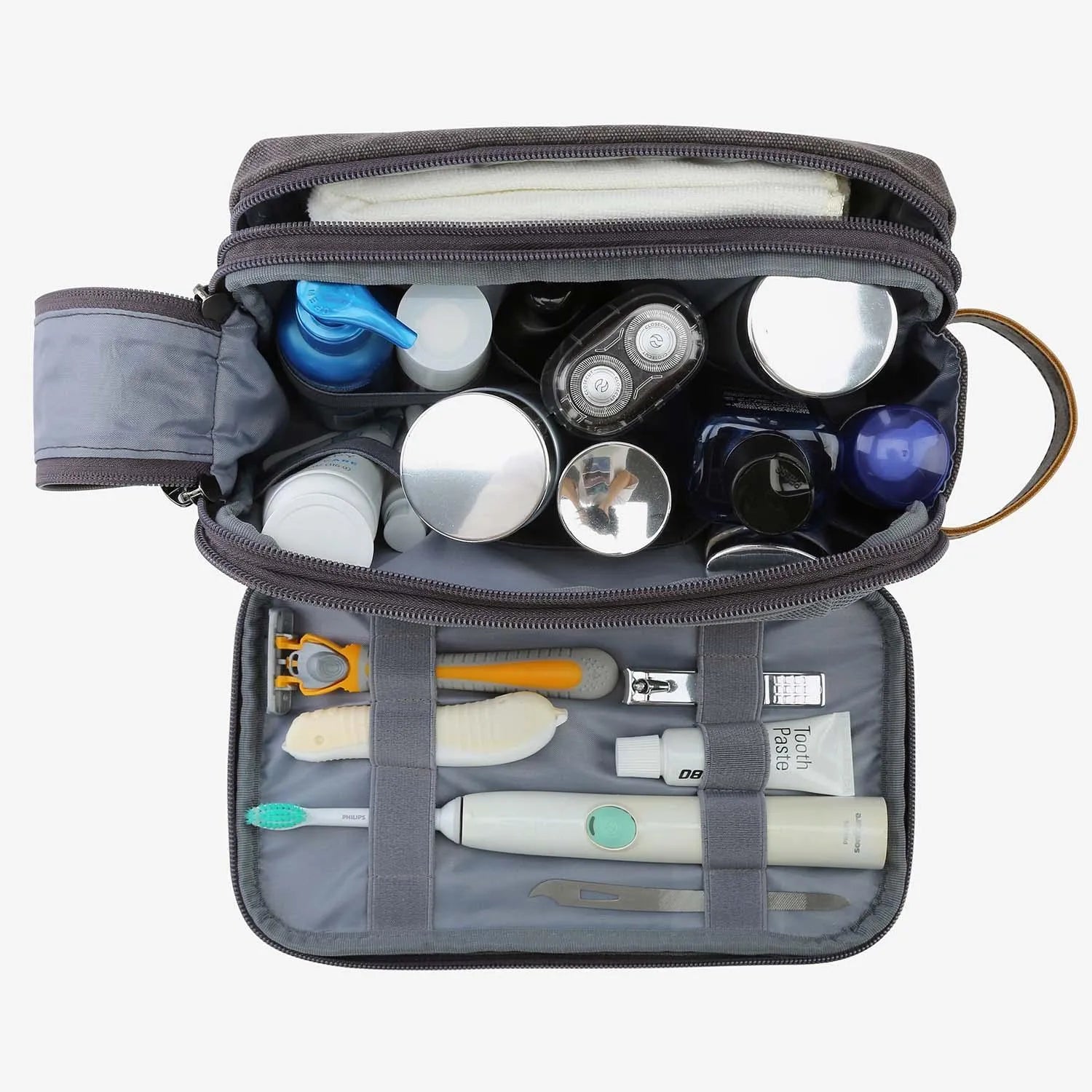 Premium Travel Toiletry Bag for Men & Women - Waterproof Hanging Cosmetic Organizer with Multiple Pockets - Perfect for Camping, Gym, Business Trips & Air Travel