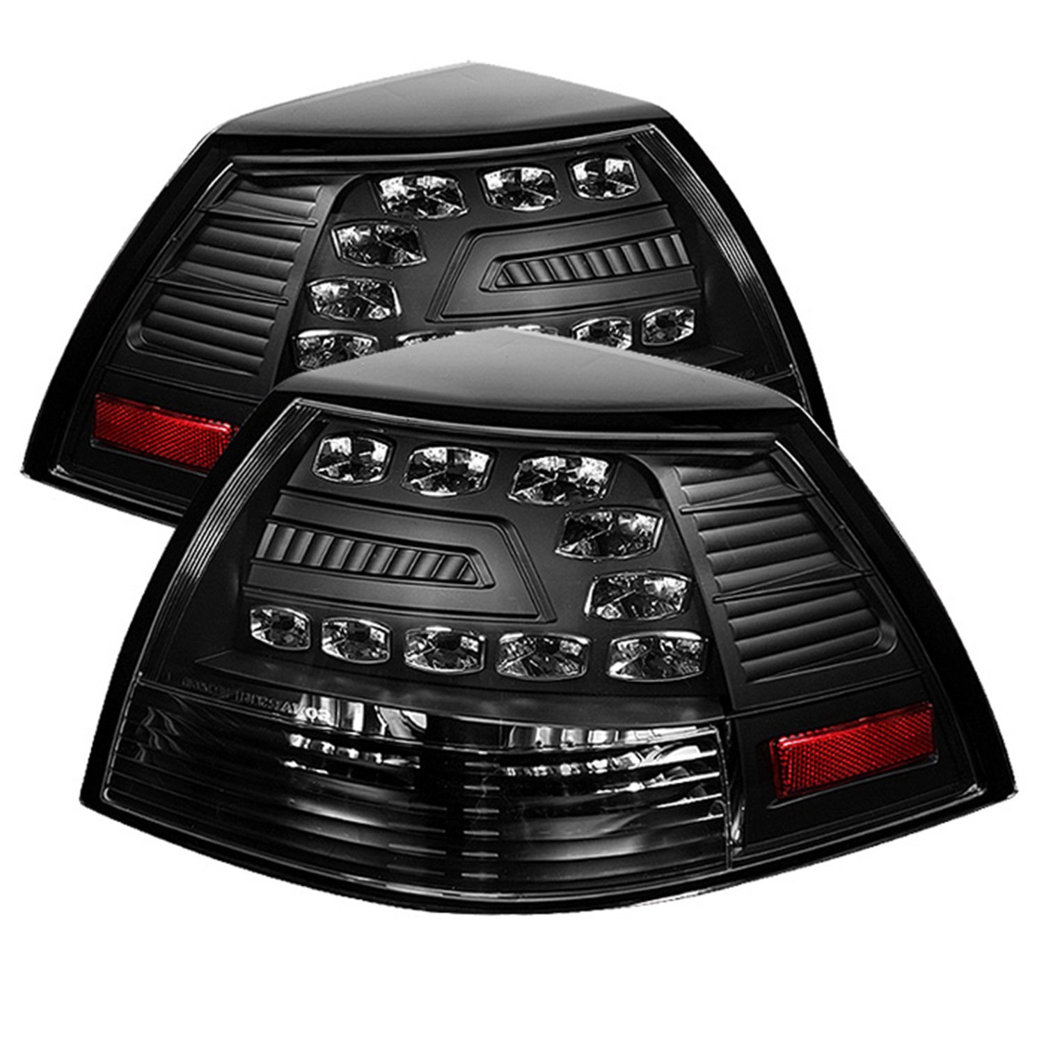 Spyder 5008565 LED Tail Lights for Pontiac G8 2008-2009 - Black Housing with 1157 & 3157 Plugs Included | High-Performance Brake Lights for Night Driving & Car Customization