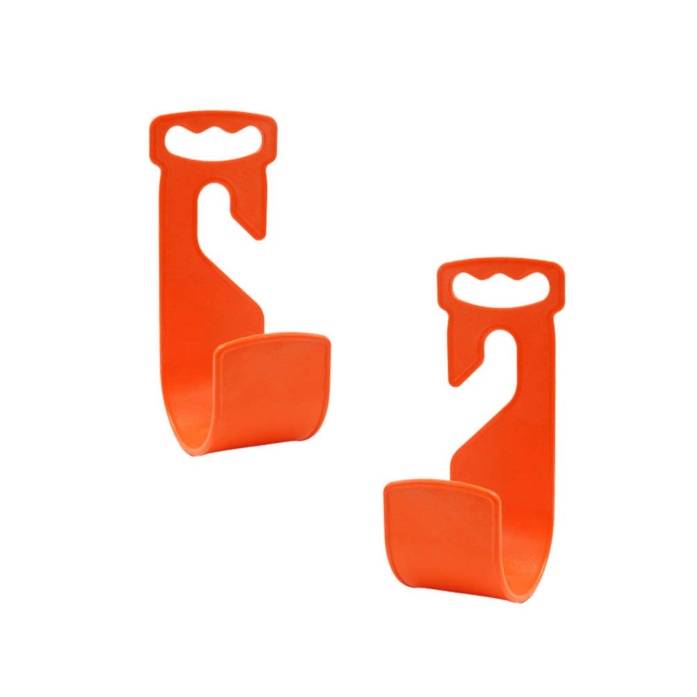 2 Pack Plastic Garden Hose Hanger - Outdoor Water Pipe Hook Holder for Yard, Lawn & Patio - Durable Green Hose Accessories (Perfect for Organizing Garden Hoses, Sprinklers & Watering Tools)