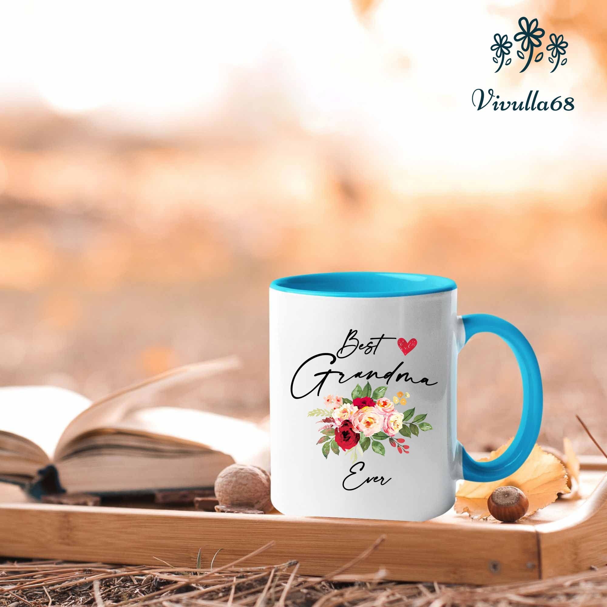 Best Grandma Mug - Unique Gift for Christmas, Birthday & Mother's Day - 11oz