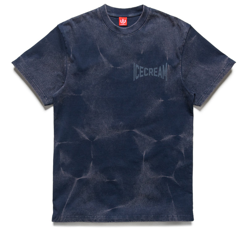 Trendy Ice Cream Wrestle Knit Tee with Navy Blazer - Perfect for Casual Outings and Streetwear Fashion