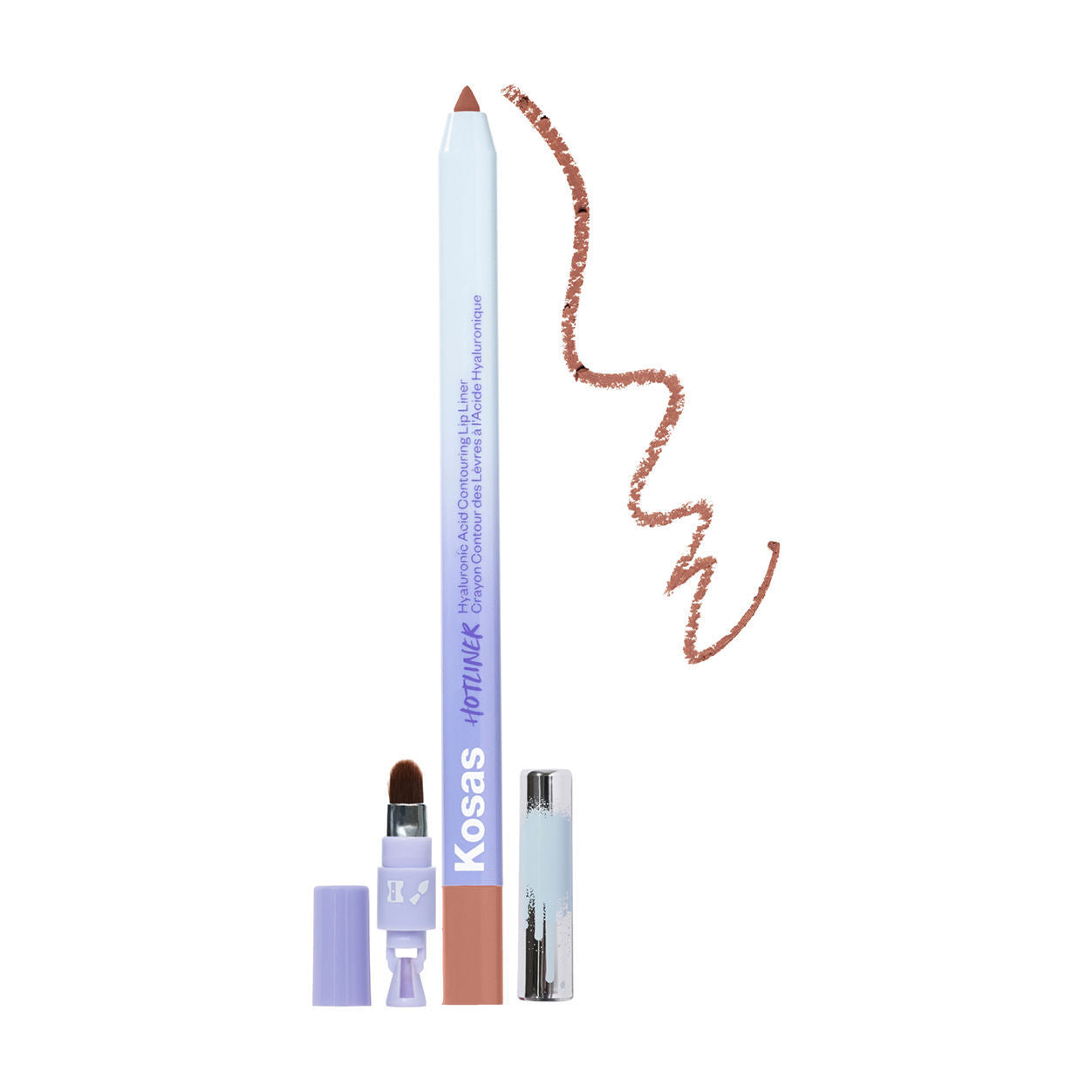 Hotliner Hyaluronic Acid Contouring Lip Liner - Long Lasting Waterproof Lip Pencil for Plump Lips | Perfect for Everyday Wear, Date Night & Special Occasions