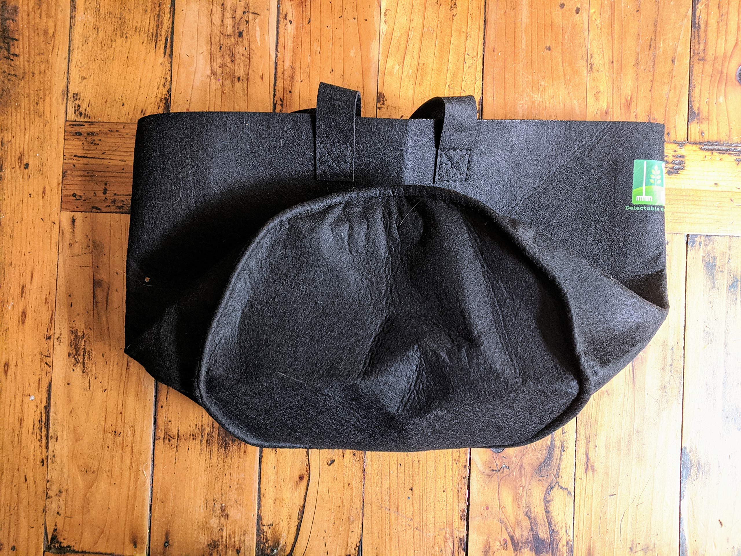 5 Gallon Plant Grow Bags - Heavy Duty Non-Woven Aeration Fabric Pots with Handles, Reinforced Weight Capacity & Ultra Durable for Indoor/Outdoor Gardening (Black) - Perfect for Vegetables, Flowers & Herbs