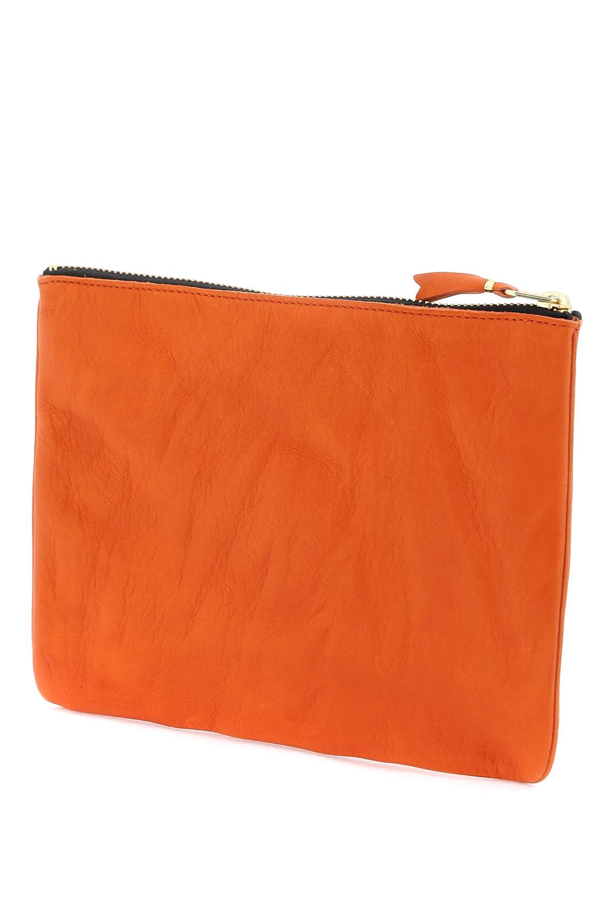 Comme des Garcons Classic Leather Wallet Pouch for Men & Women - Stylish & Durable Card Holder for Everyday Use, Travel, and Gifts