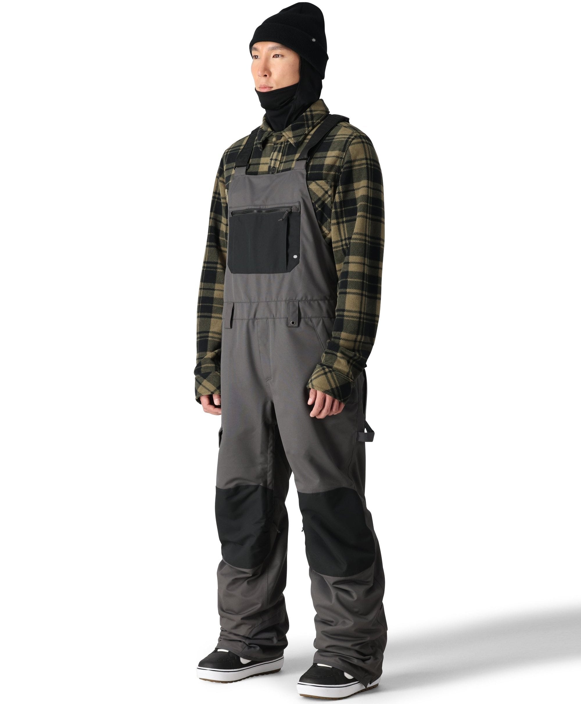 686 Men's Hot Lap Insulated Snow Bib Pants 2025 - Waterproof & Warm Winter Skiing, Snowboarding & Outdoor Activities Gear