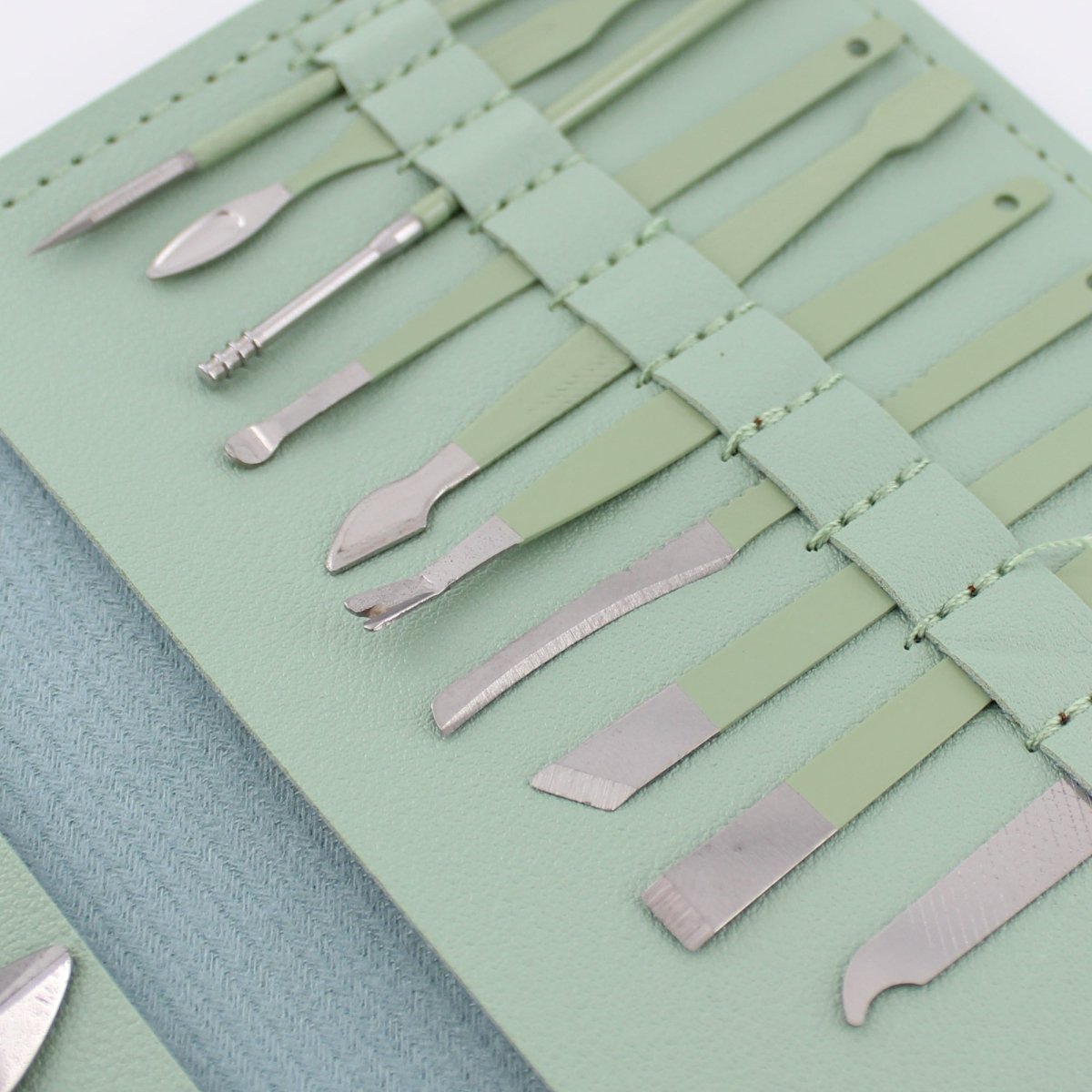 16 Piece Professional Manicure Set - Nail Clippers, Cuticle Trimmer & Grooming Kit with Travel Case | Perfect for Home, Salon & Travel Nail Care