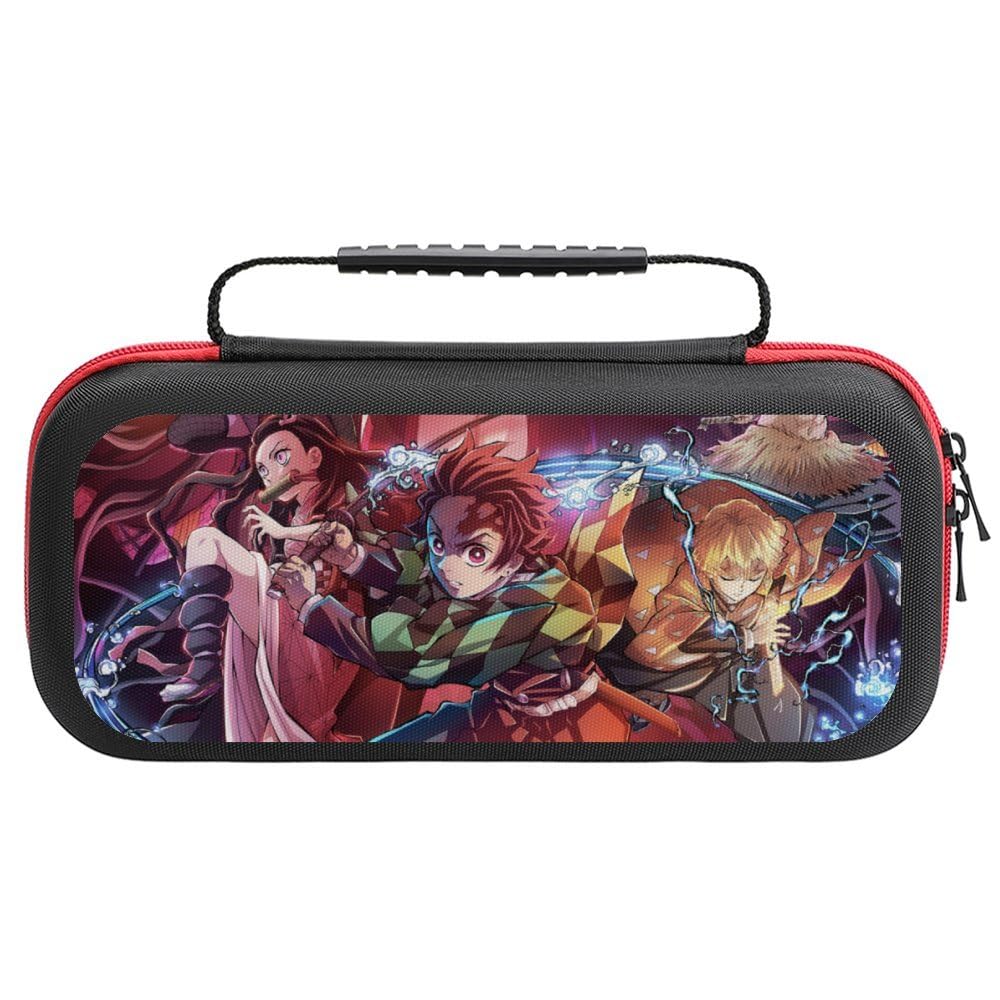 Cute Anime Nintendo Switch Travel Case for Kids & Teens - Portable Storage Bag for Gaming Accessories