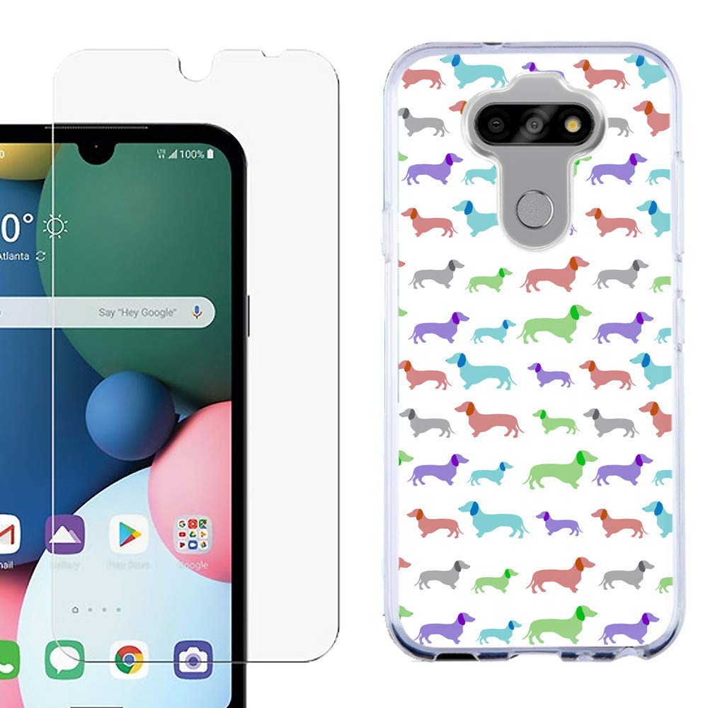 Slim-Fit LG Tribute Monarch Phone Case with Screen Protector - Durable TPU Cover for Everyday Use