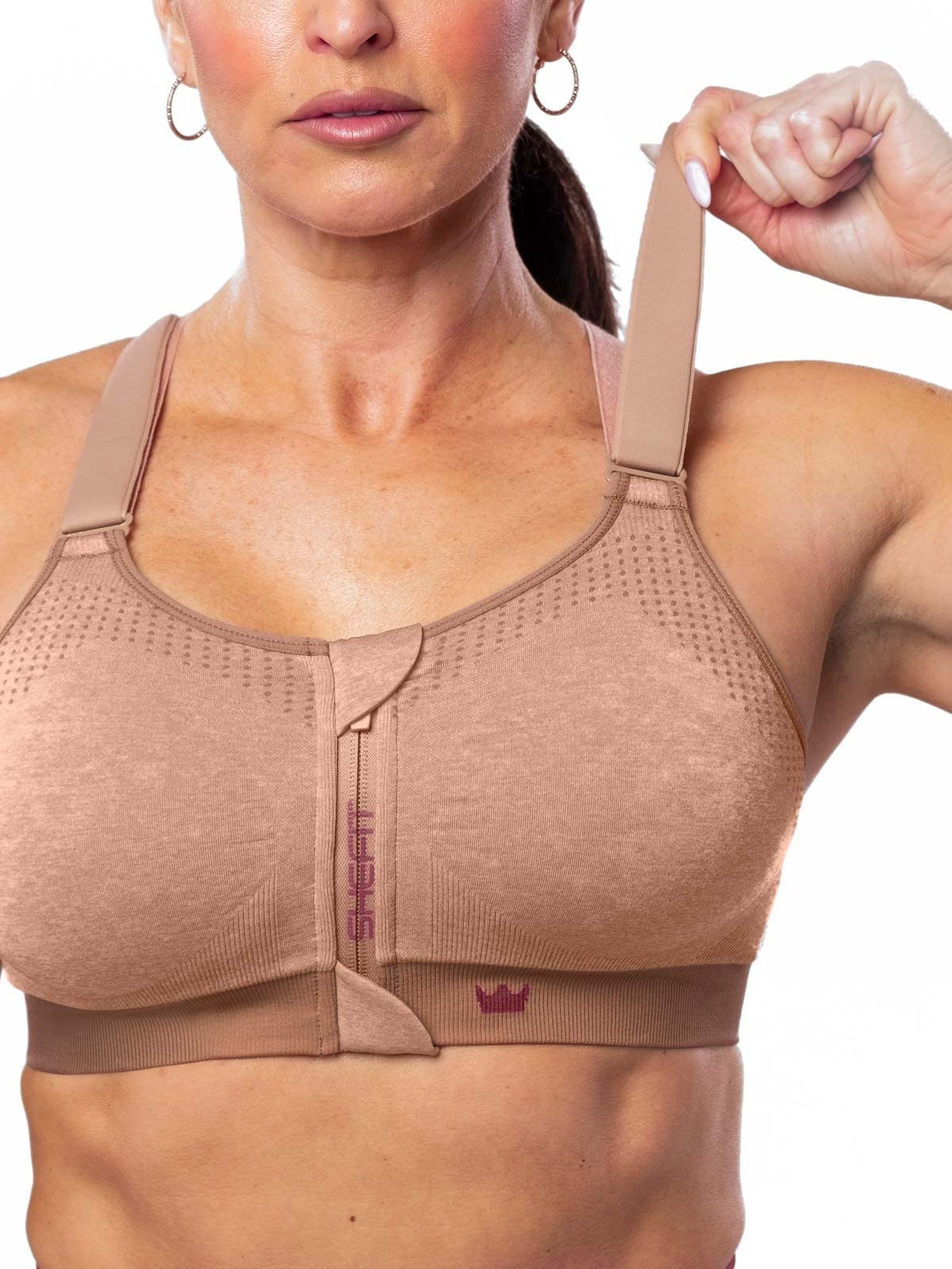 SHEFIT Adjustable Wire-Free Seamless Sports Bra for Women - Comfortable Support for Yoga, Cycling, Hiking & Low Impact Workouts - Perfect for Active Lifestyles & Everyday Wear