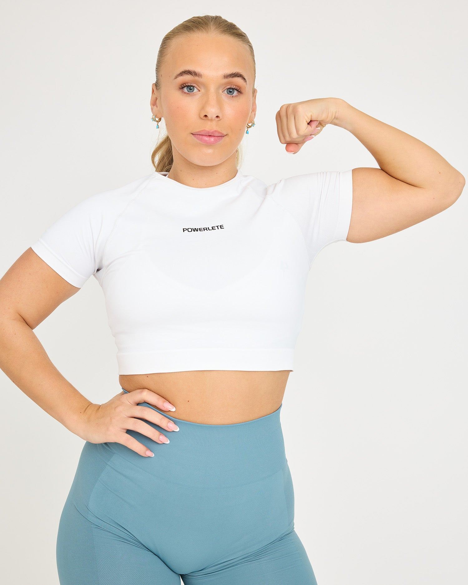 Evolve Seamless SS Crop Top - Women's Workout Shirt for Yoga, Running & Gym | Breathable Athletic Tank Top