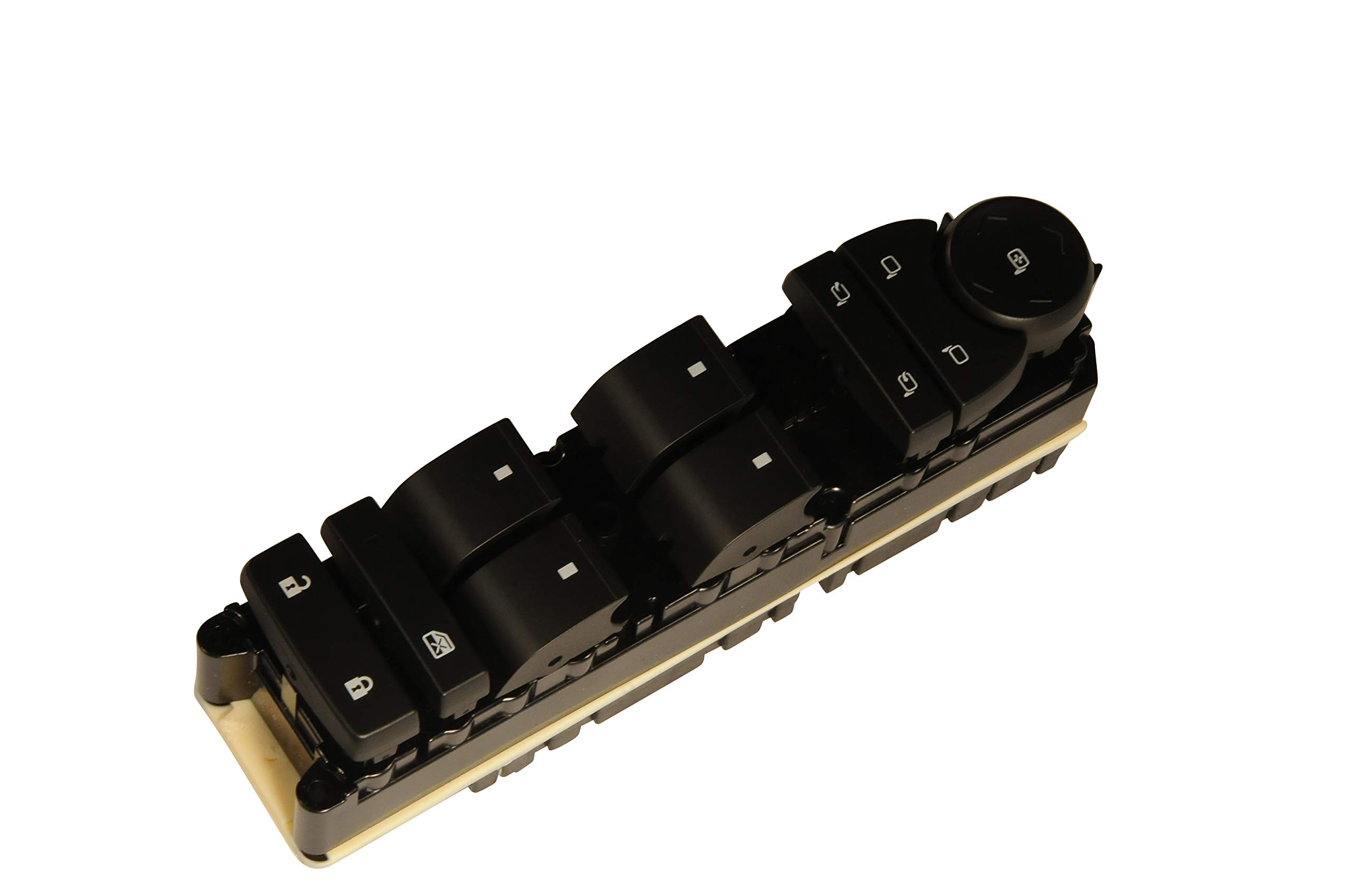 Genuine GM 15906883 Power Door & Side Window Switch with Mirror Control - Black | Compatible with Select GM Vehicles | Perfect for Easy Window & Mirror Adjustment While Driving