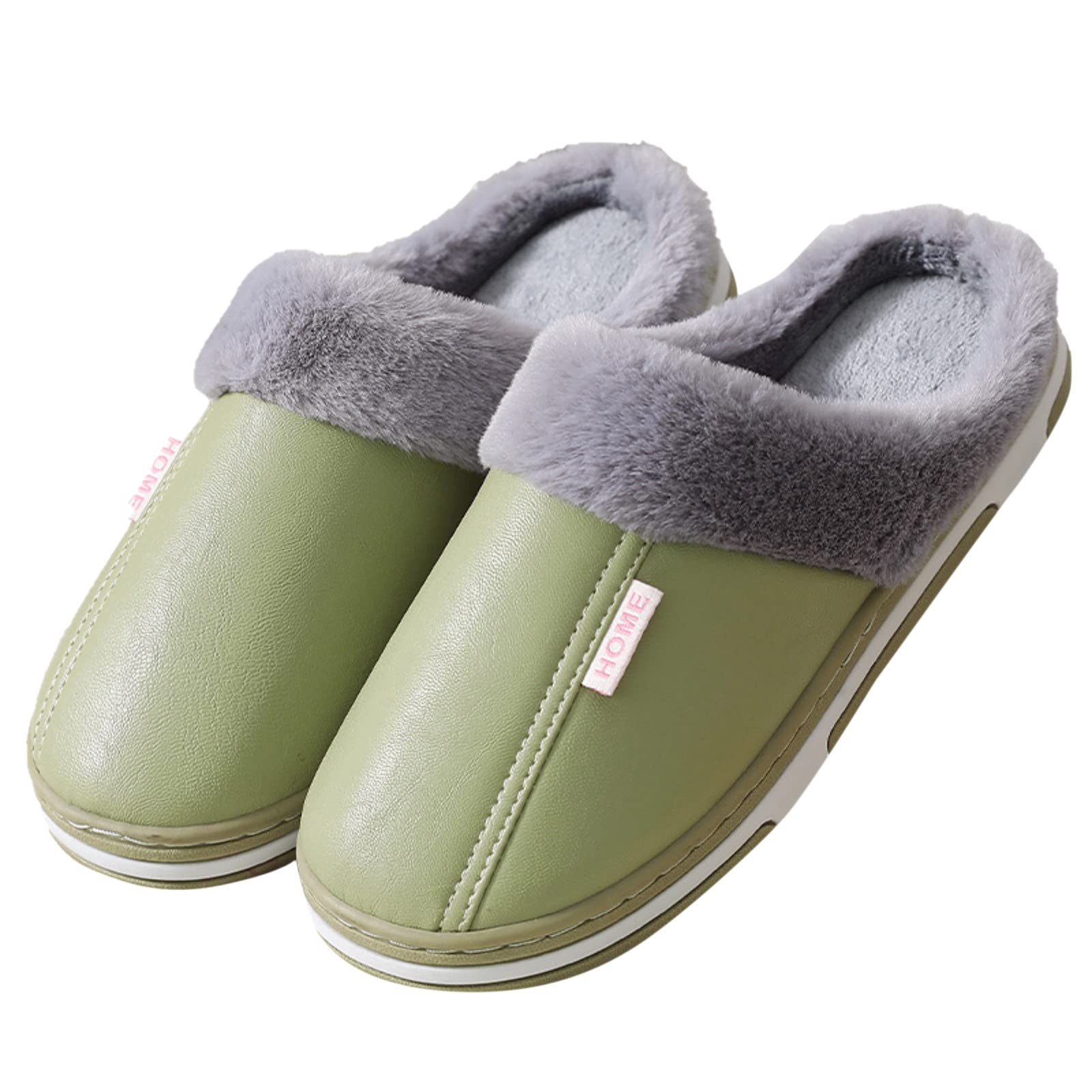 Women's Plush Fleece Indoor Slippers - Warm & Washable House Shoes for Comfortable Home Wear - Perfect for Bedroom, Lounge & Cozy Winter Nights