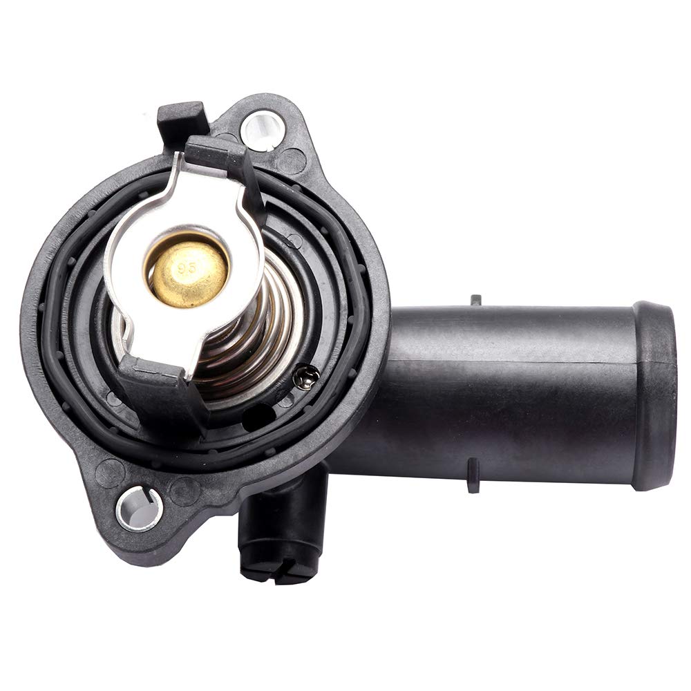 ECCPP Engine Coolant Thermostat Housing Assembly 5184651AG - Compatible with 2011-2019 Jeep Grand Cherokee & 2012-2016 Jeep Wrangler - Reliable Cooling System Replacement for Off-Road & Daily Driving