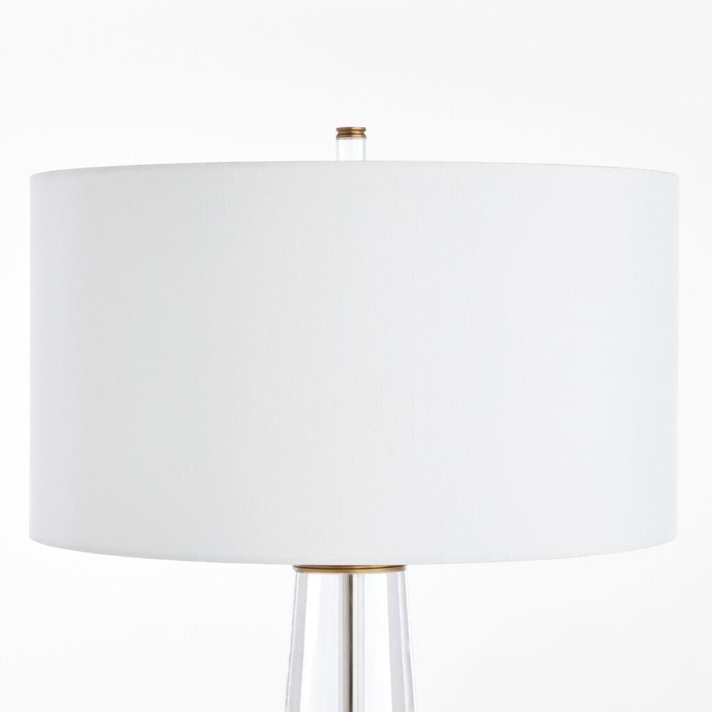 Cyan Design 11713 Bellamy Table Lamp - Elegant Crystal & Brass Base for Living Room, Bedroom, or Office Decor | Modern Lighting Fixture for Home & Workspace