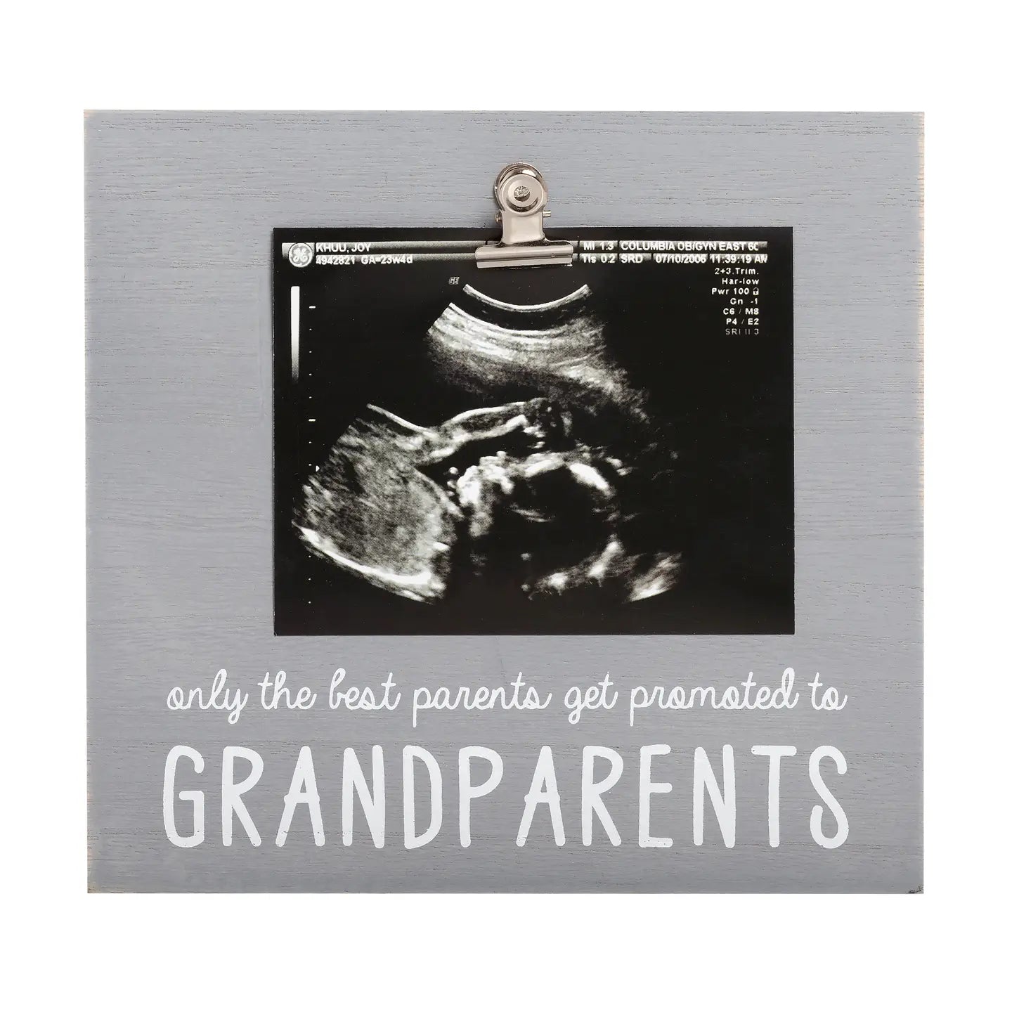 Personalized Grandparents Sonogram Frame - Heartfelt Keepsake for Baby's First Ultrasound Photo - Perfect for Nursery Decor & Baby Showers
