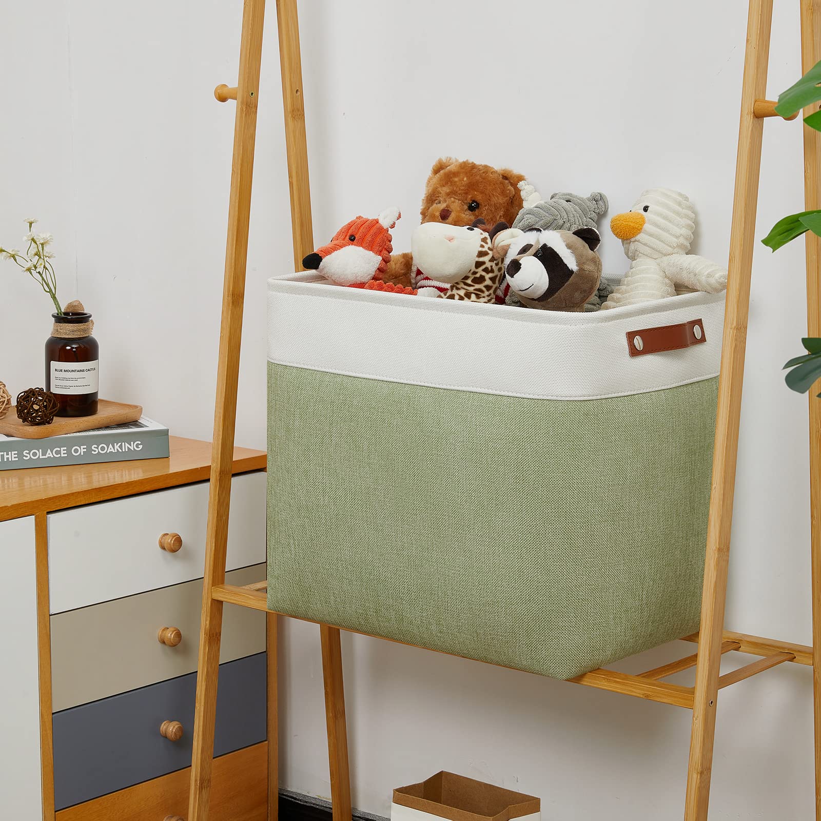 DULLEMELO Large Fabric Storage Basket 17