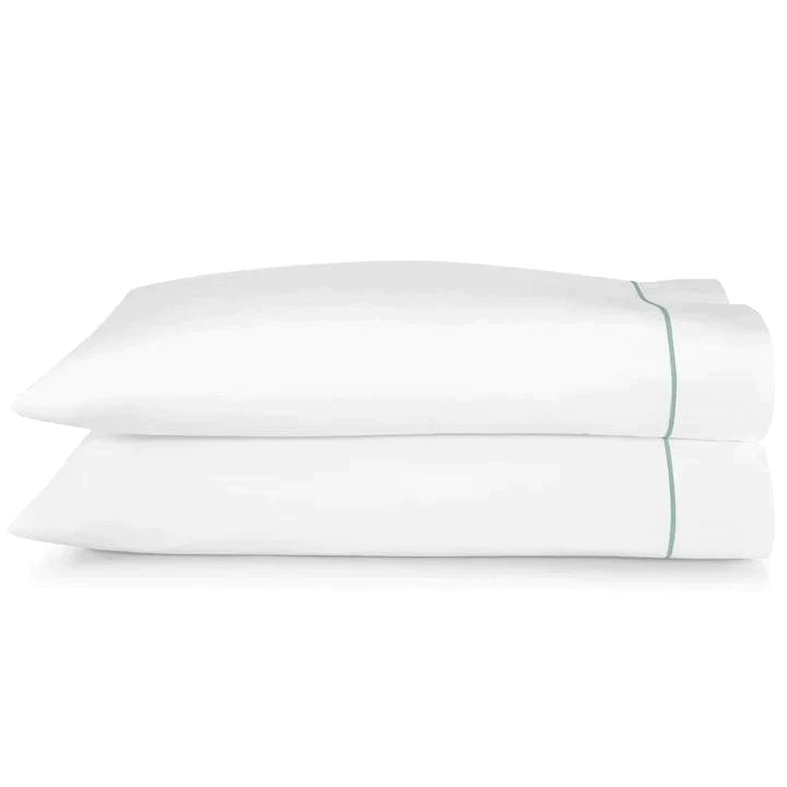 Luxury Embroidered Percale Pillowcases Set of 2 - 100% Cotton Hotel Quality Bedding for Ultimate Comfort - Perfect for Master Bedroom, Guest Room & Home Decor