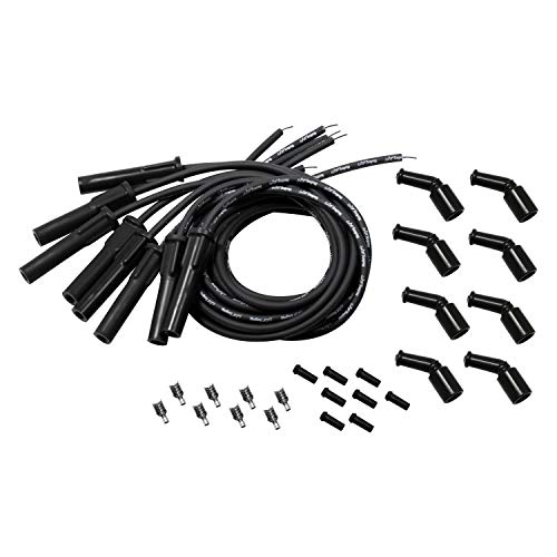 Holley 561-110 High Performance Spark Plug Wire Set - Compatible with Chevy, Ford, Dodge - Durable Silicone Wires for Smooth Ignition - Perfect for Racing, Off-Road & Engine Upgrades