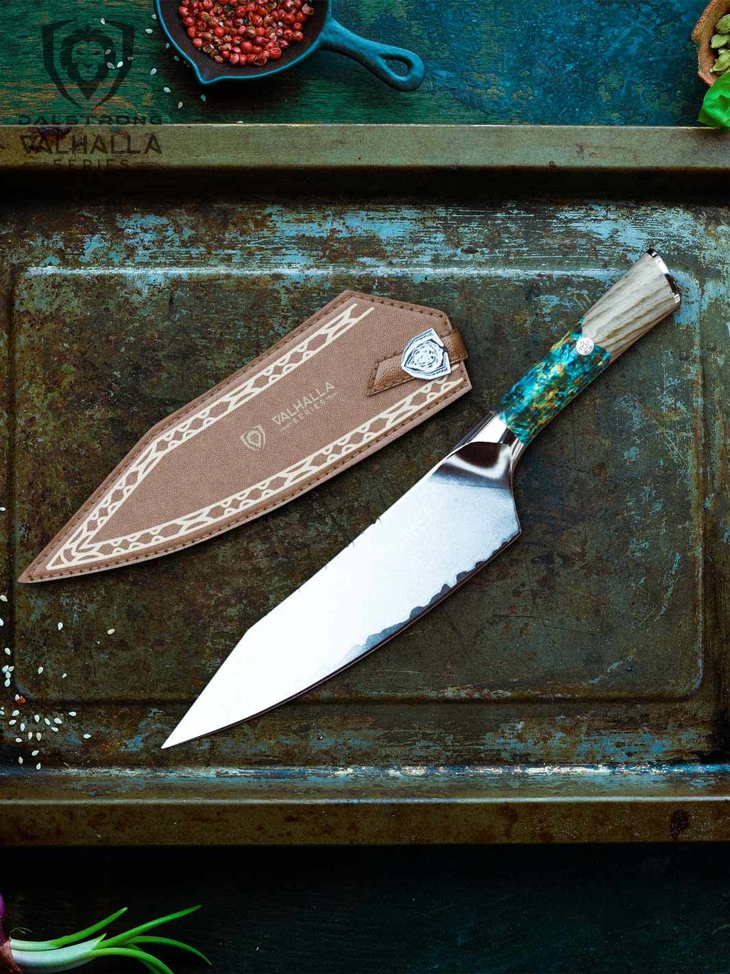 Dalstrong Valhalla Series 8-Inch Chef's Knife - Professional German Steel Kitchen Knife for Slicing, Dicing & Chopping - Perfect for Home Cooks & Professional Chefs