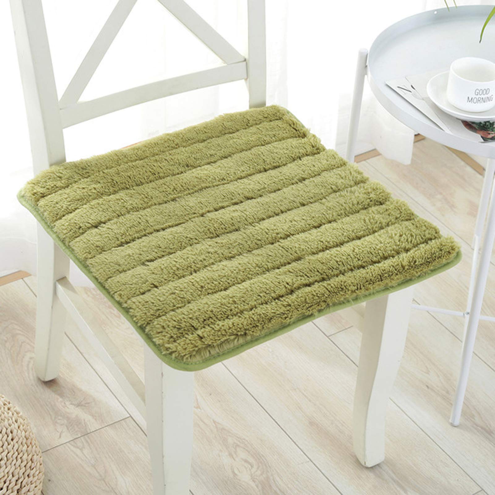 XYXH 8-Piece Square Seat Cushion Set - Non-Slip, Washable Chair Pads with Ties for Dining Chairs - Soft Comfortable Cushions for Office, Home & Kitchen - Perfect for Indoor/Outdoor Use, Patio Furniture & Dining Room Decor