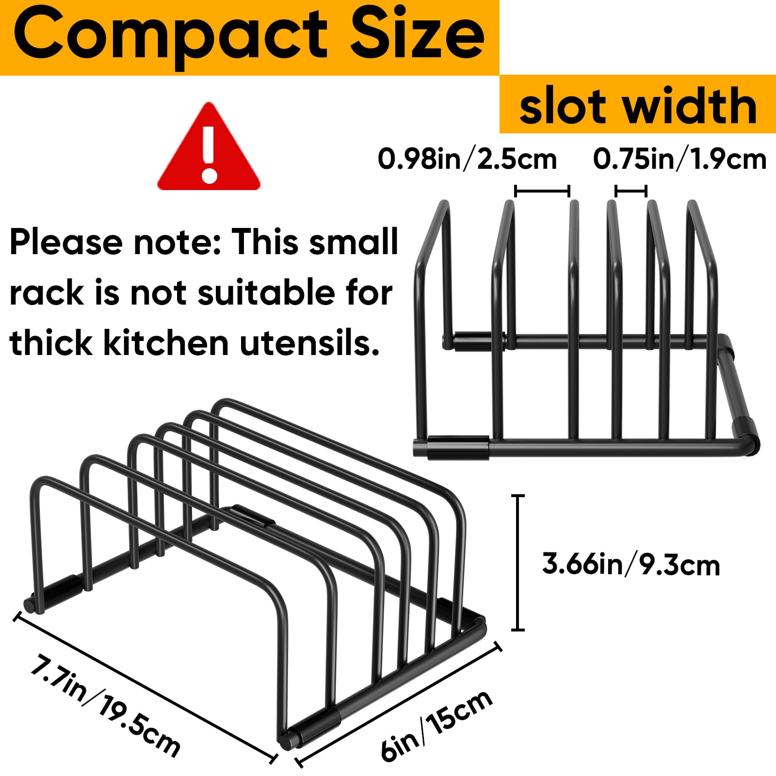 Premium Stainless Steel Cutting Board Holder - Space-Saving Kitchen Organizer for Cutting Boards, Baking Sheets & Cookie Pans | Cabinet & Pantry Storage Solution | Perfect for Small Kitchens, Countertop Organization & Tight Spaces | Ideal for Meal Prep, Baking & Everyday Cooking in Compact Kitchens | Maximize Kitchen Efficiency in Home, Restaurant or Dorm
