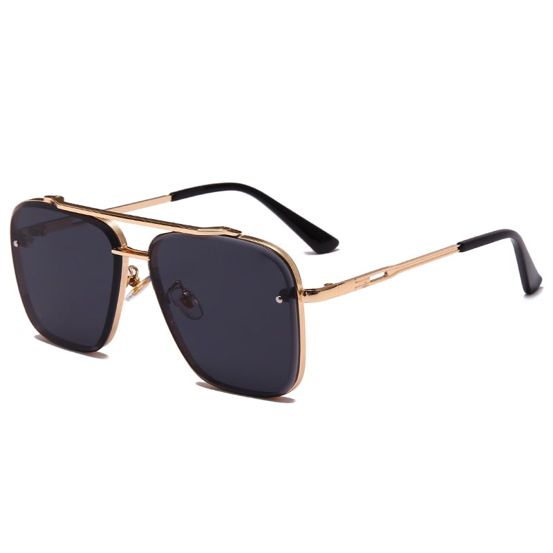Cool Men's Driving Sunglasses - UV Protection Polarized Gradient Brown Lenses for Summer Style | Perfect for Road Trips, Beach & Outdoor Activities