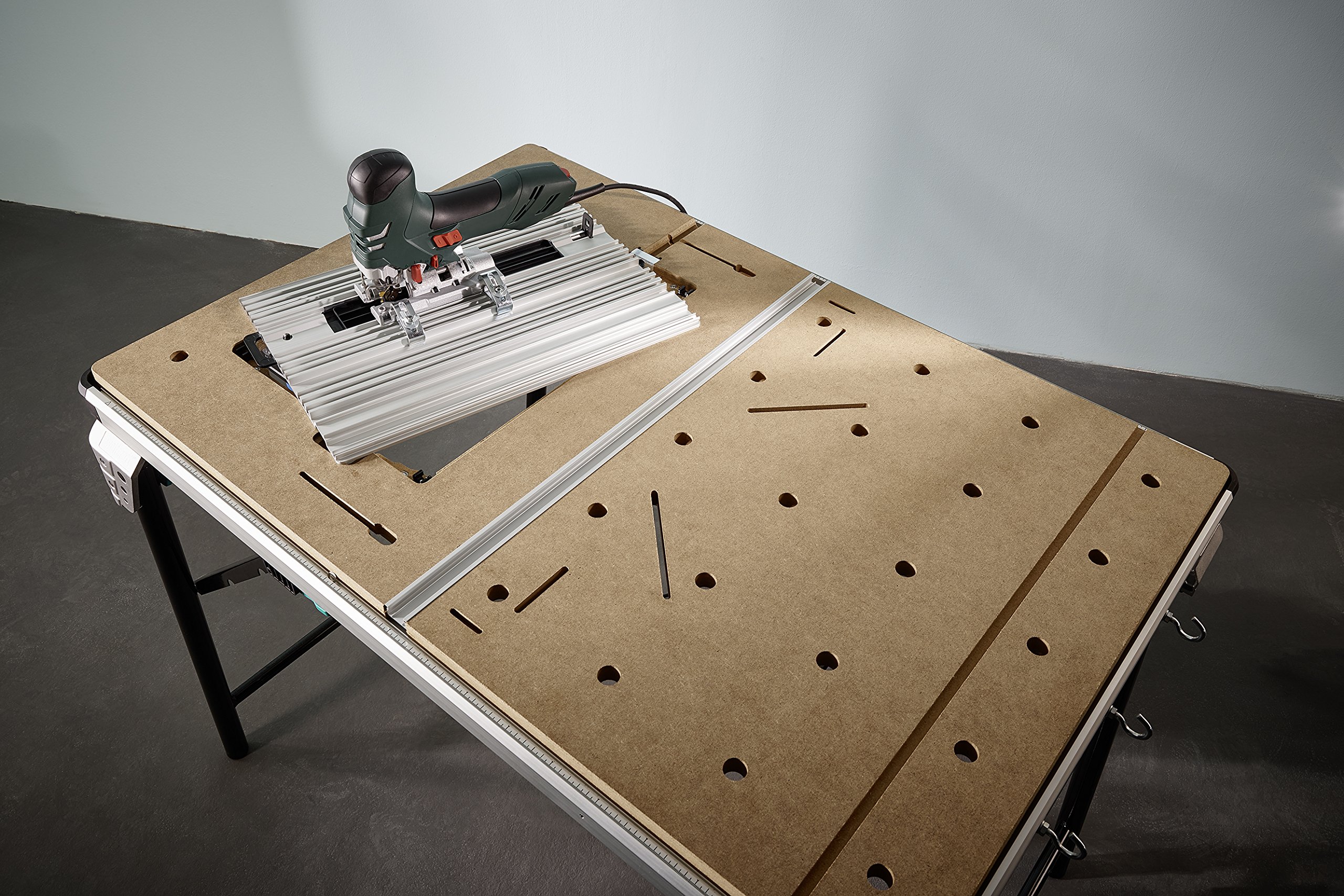 MASTER Cut 2500 Professional Saw Table & Workstation - Heavy Duty Woodworking Bench for DIY Projects & Home Workshops