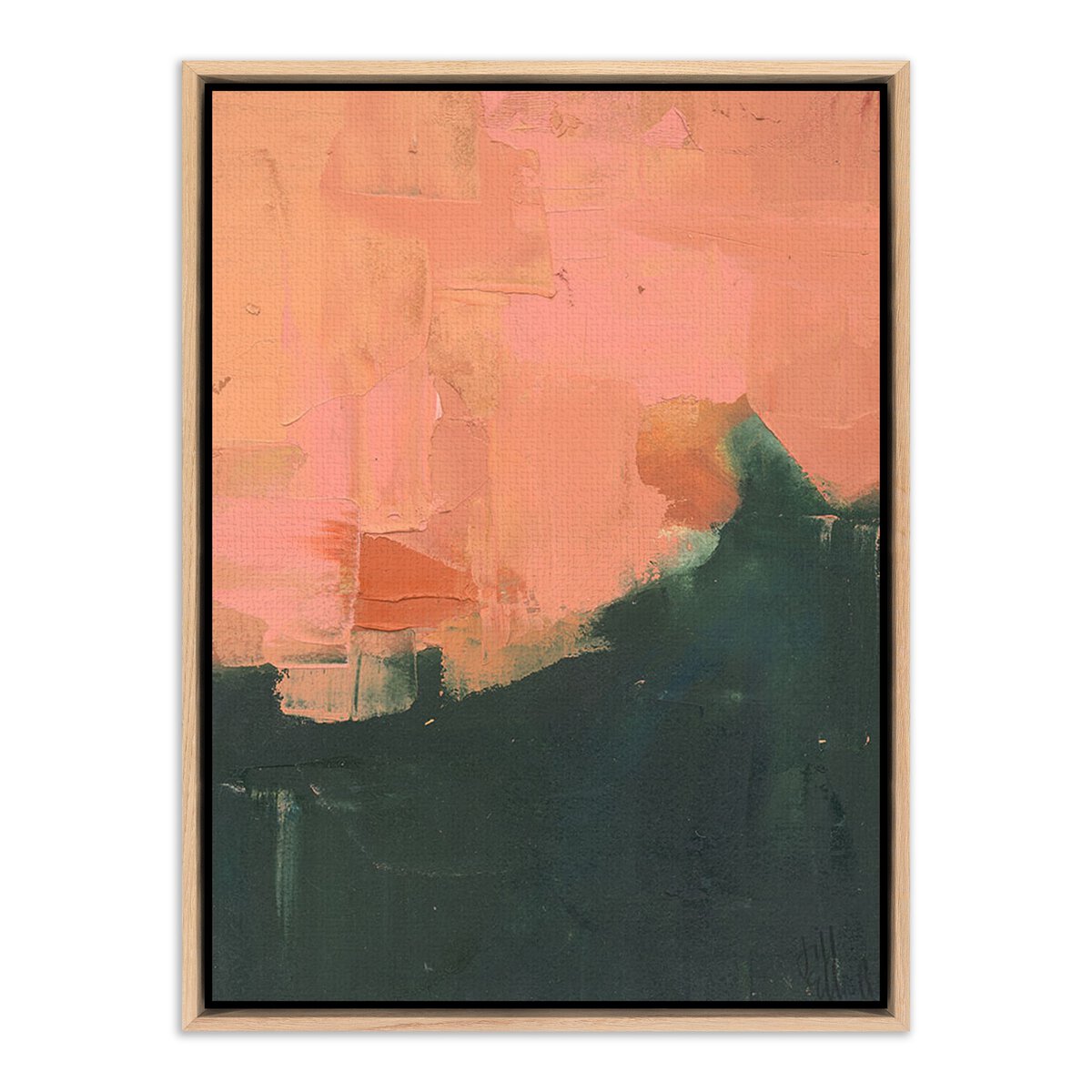 An Invitation By Jill Elliot - 36X48 White Oak Framed Canvas Wall Art - Perfect for Living Room, Bedroom & Office Decor
