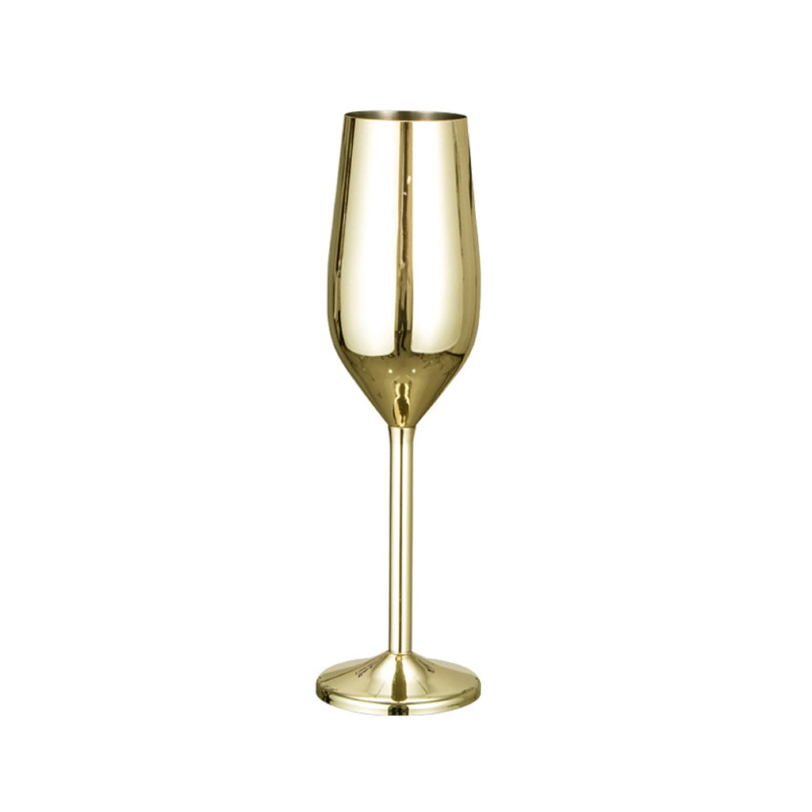 200ml Stainless Steel Champagne Glass - Elegant Wine Goblet for Wedding, Party & Home Bar - Perfect for Red Wine, Beer, Juice & Champagne - Durable & Stylish Drinkware for Celebrations, Dining & Gifts