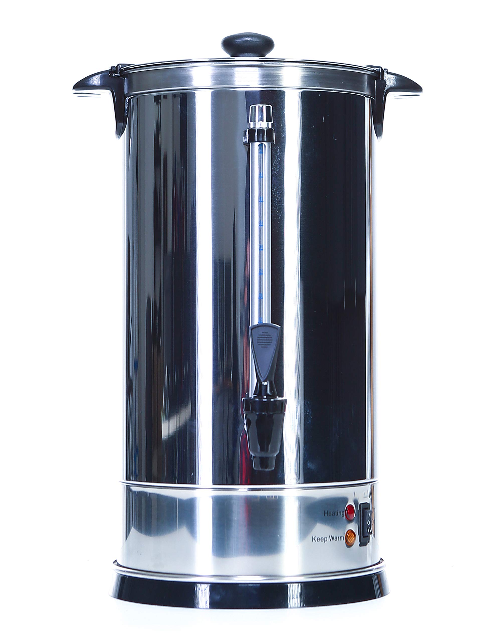 150-Cup Shabbat Coffee Urn - Stainless Steel Hot Water Boiler & Warmer with Adjustable Temperature Control - Commercial & Home Use for Catering, Buffets, Parties, Weddings & Jewish Holiday Dinners - Perfect for Large Gatherings and Religious Celebrations