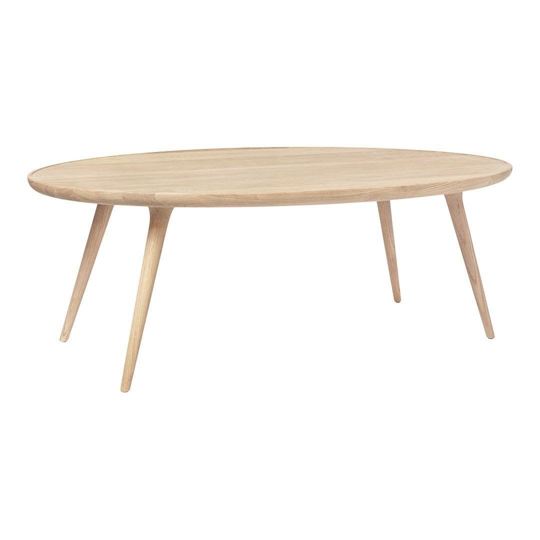 Modern Oval Accent Table - Stylish Living Room & Lounge Coffee Table for Home Decor - Perfect for Living Spaces, Offices & Waiting Areas