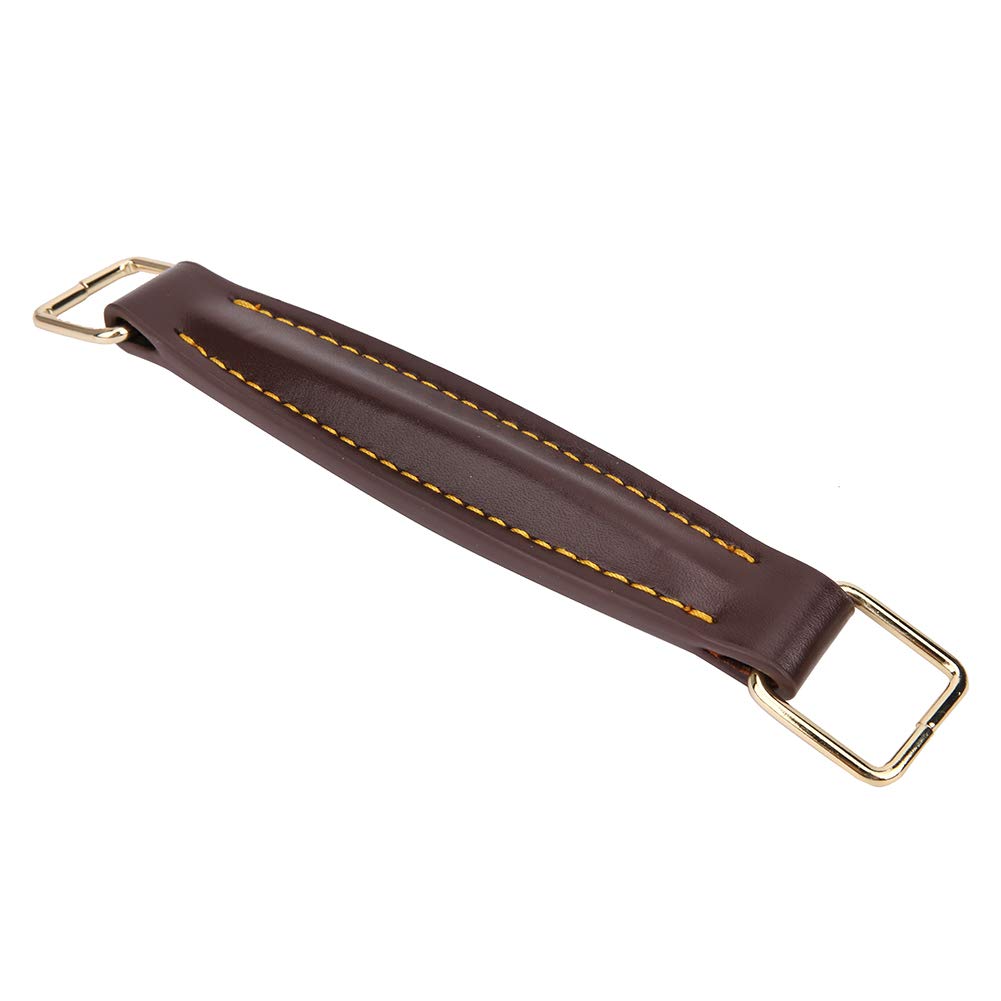 PU Leather Guitar Amplifier Handle - Heavy Duty Steel Internal Support for Large Load Capacity - Perfect for Beginners & Musicians (Brown) | Ideal for Live Performances, Studio Sessions & Home Practice