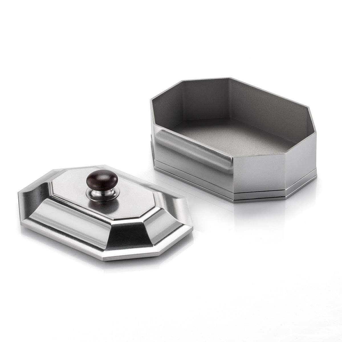 Royal Selangor Handcrafted Pewter Jefferson Container - Elegant Liberty Collection Gift for Home Decor & Office Accessories