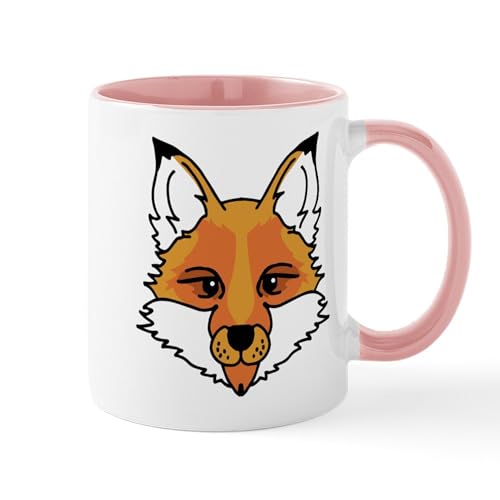 White/Pink Inside - Fox Face
