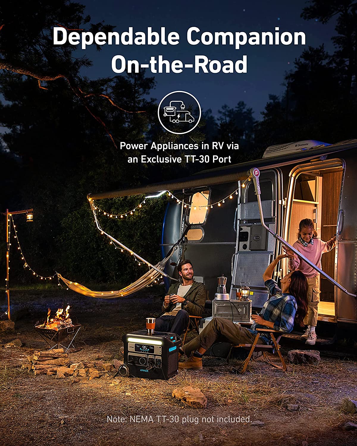 Anker 767 Portable Power Station 2048Wh 2400W Solar Generator - Backup Power for Home, Camping, RV & Outdoor Adventures