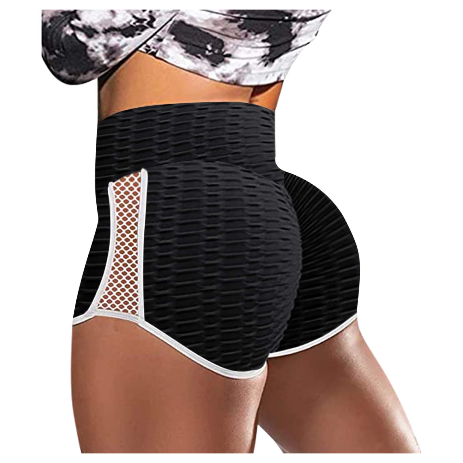 Women's High Waisted Yoga Shorts - Gym & Running Workout for Active Lifestyle
