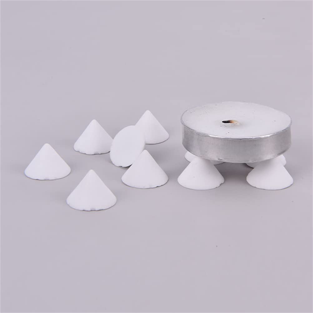 10pcs Ceramic Kiln Furniture Refractory Support Nails - High Temperature Movable Nails for Firing Pottery & Ceramics - Perfect for Kiln Shelves, Raku Firing & Studio Use