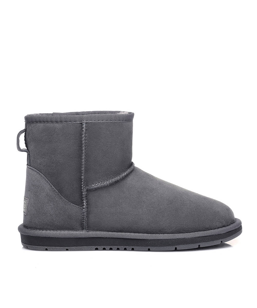 Men's UGG Classic Luxe Mini Boots - Genuine Sheepskin Winter Boots for Men | Cozy & Waterproof Snow Boots for Cold Weather, Hiking & Outdoor Activities