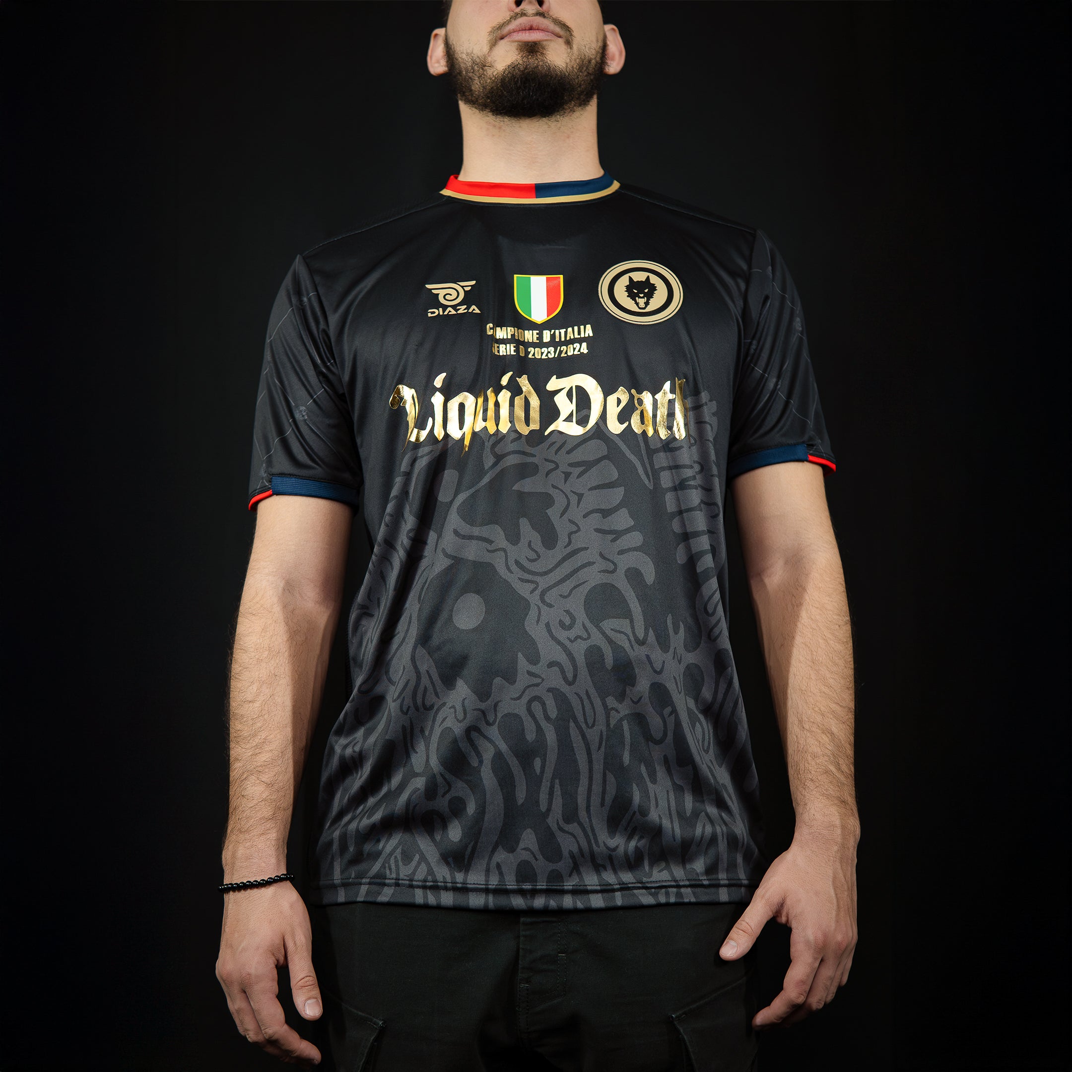 Liquid Death x Campobasso Limited Edition Jersey - Premium Collectible Streetwear for Skateboarding & Music Festivals